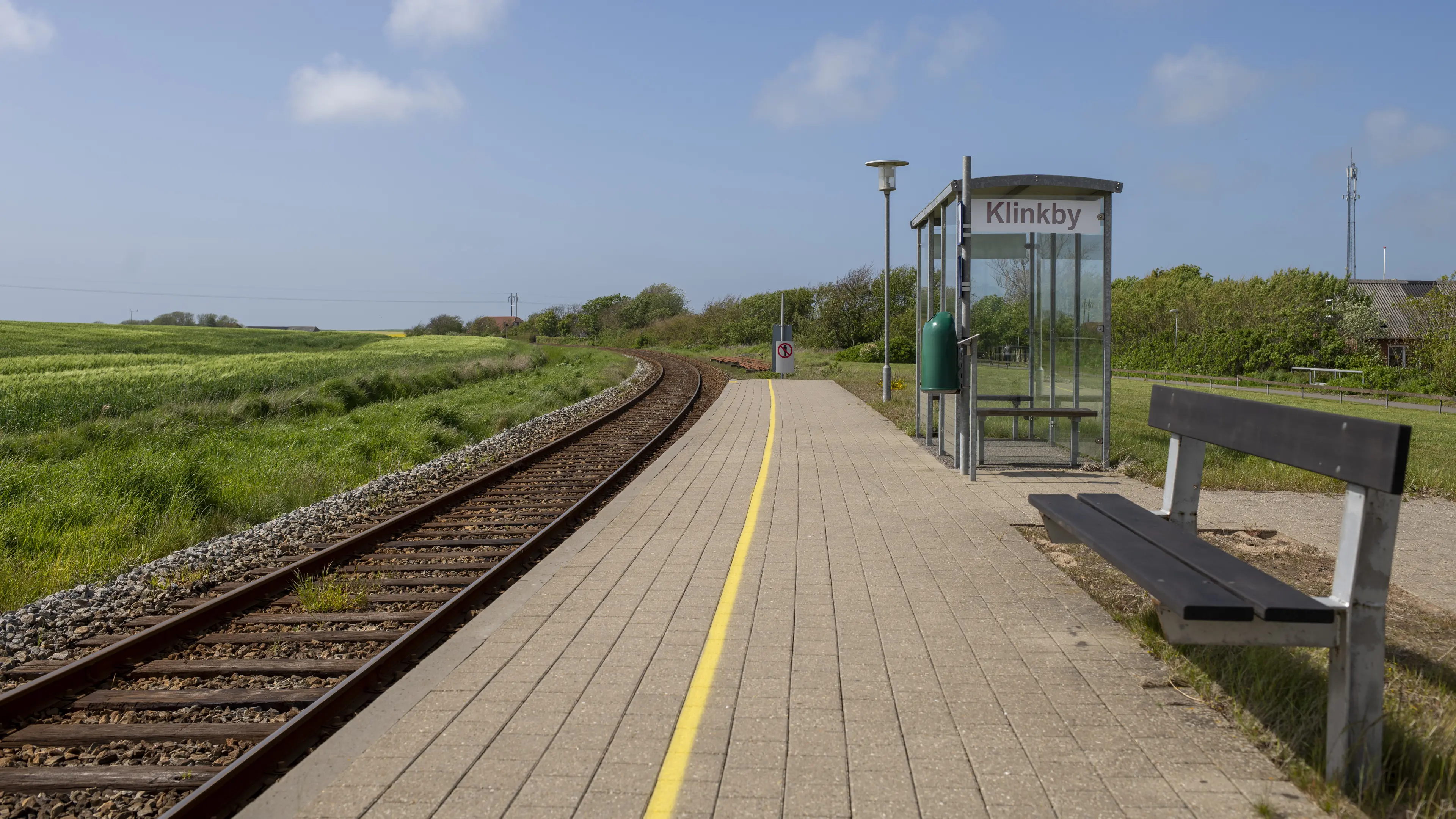 Billede af Klinkby Station.