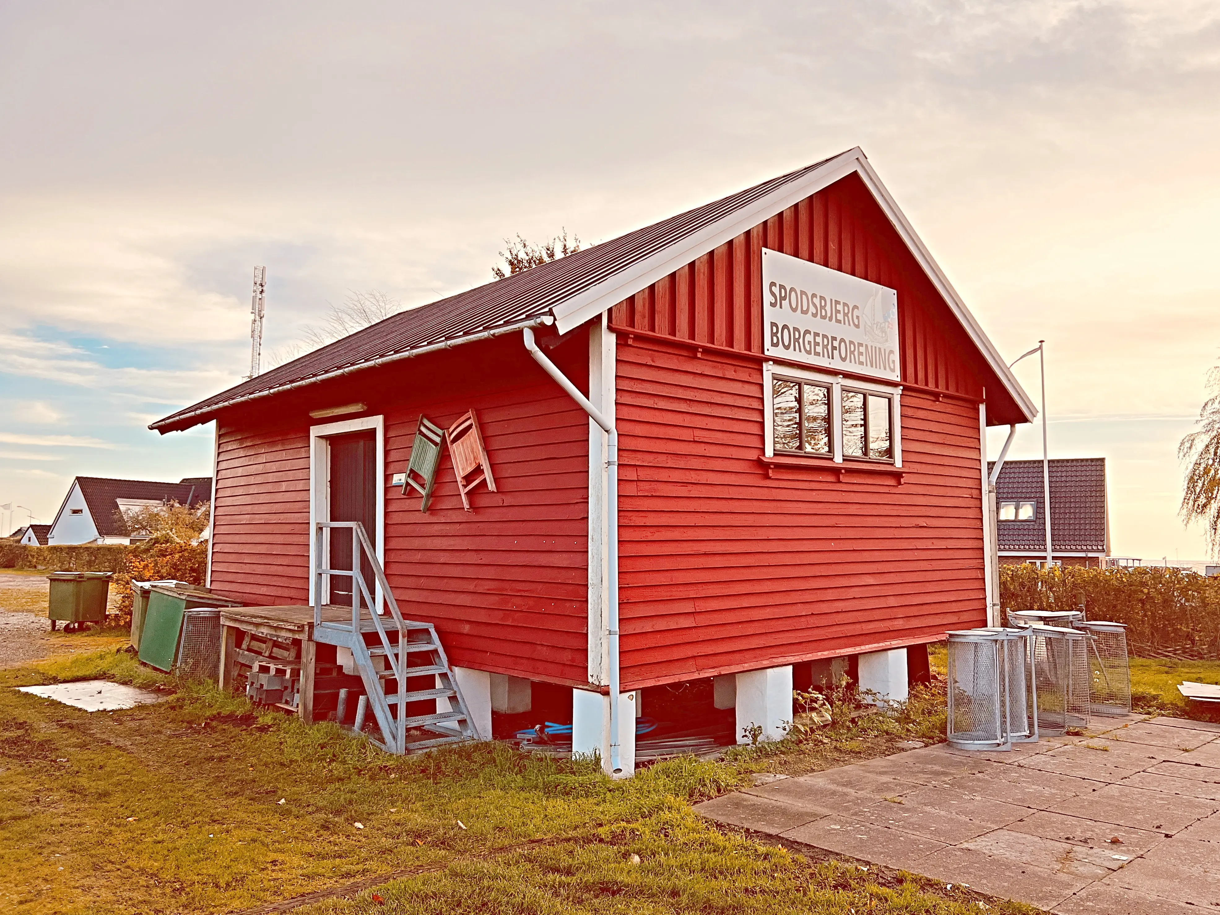 Billede af Spodsbjerg Stations varehus. Billede af Spodsbjerg Stations varehus.