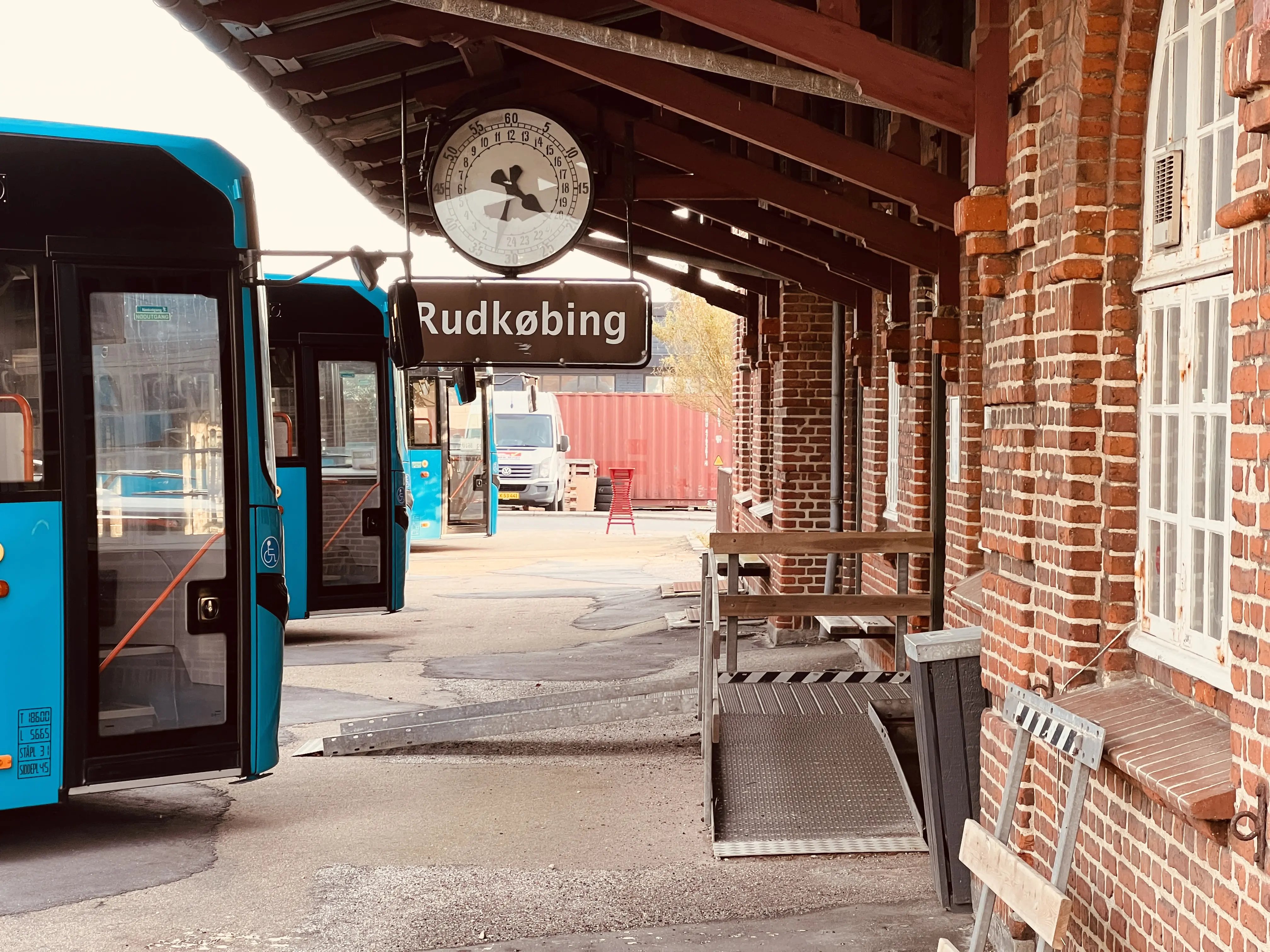 Billede af Rudkøbing Station.