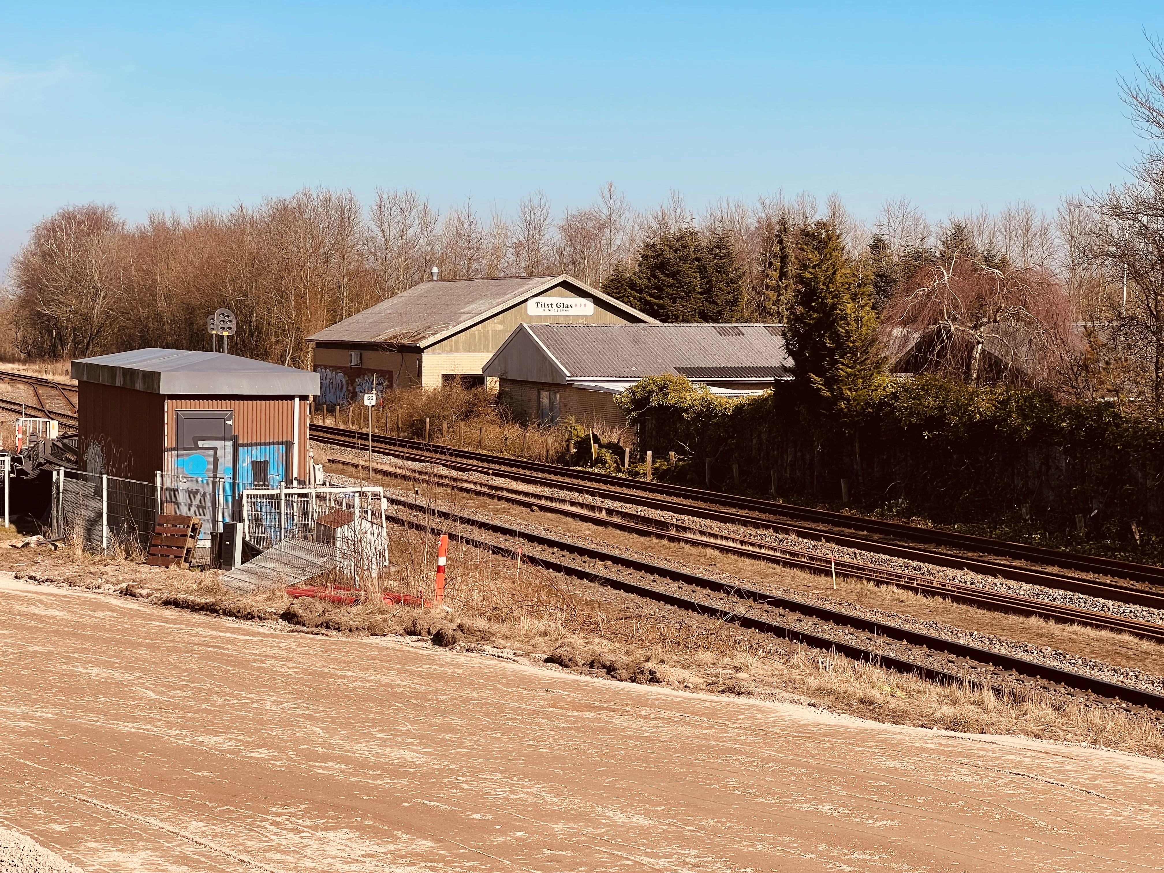 Billede af Mundelstrup Station - Station er nedrevet, men Mundelstrup Station har ligget her.