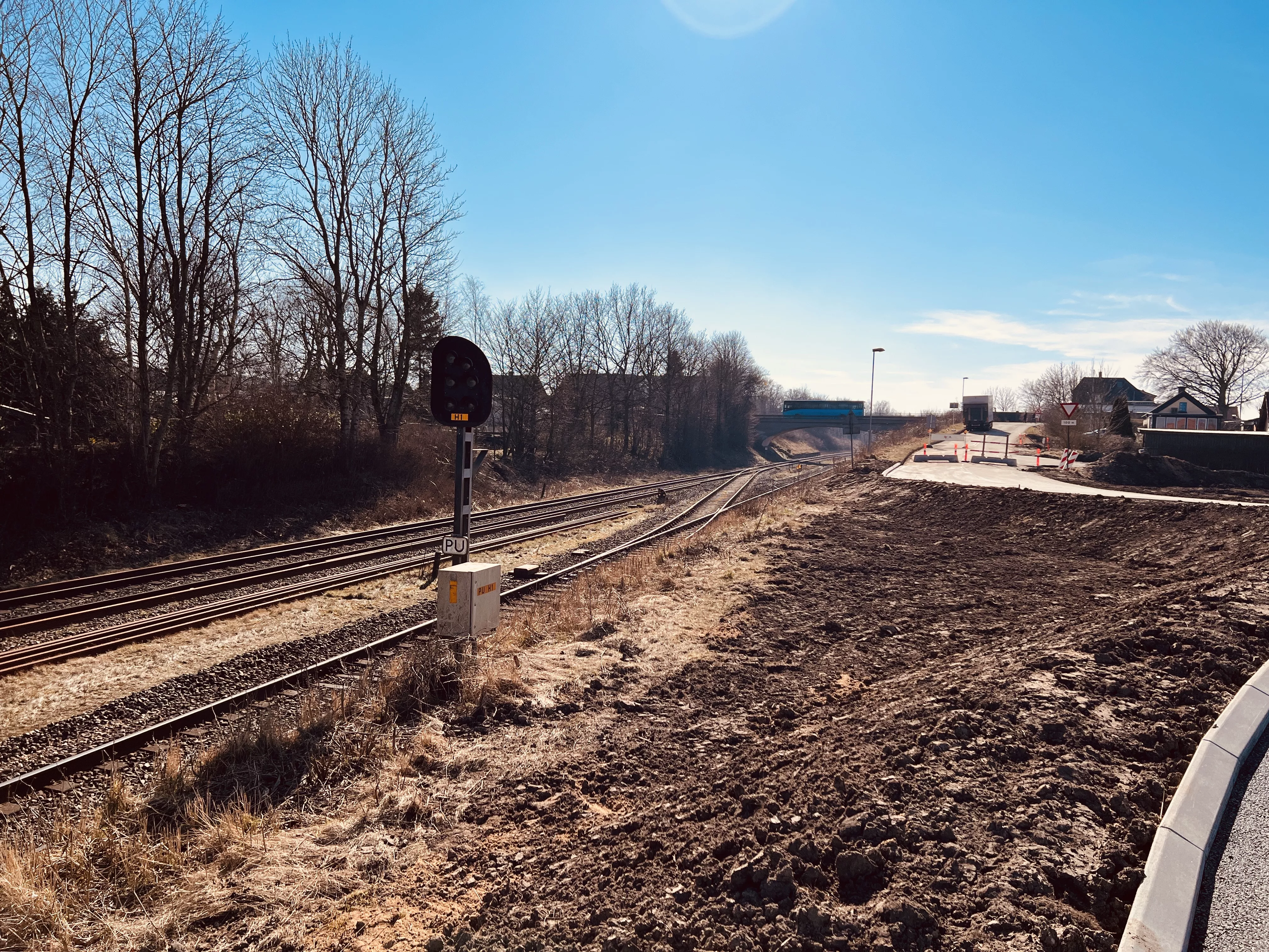 Billede af Mundelstrup Station - Station er nedrevet, men Mundelstrup Station har ligget her.