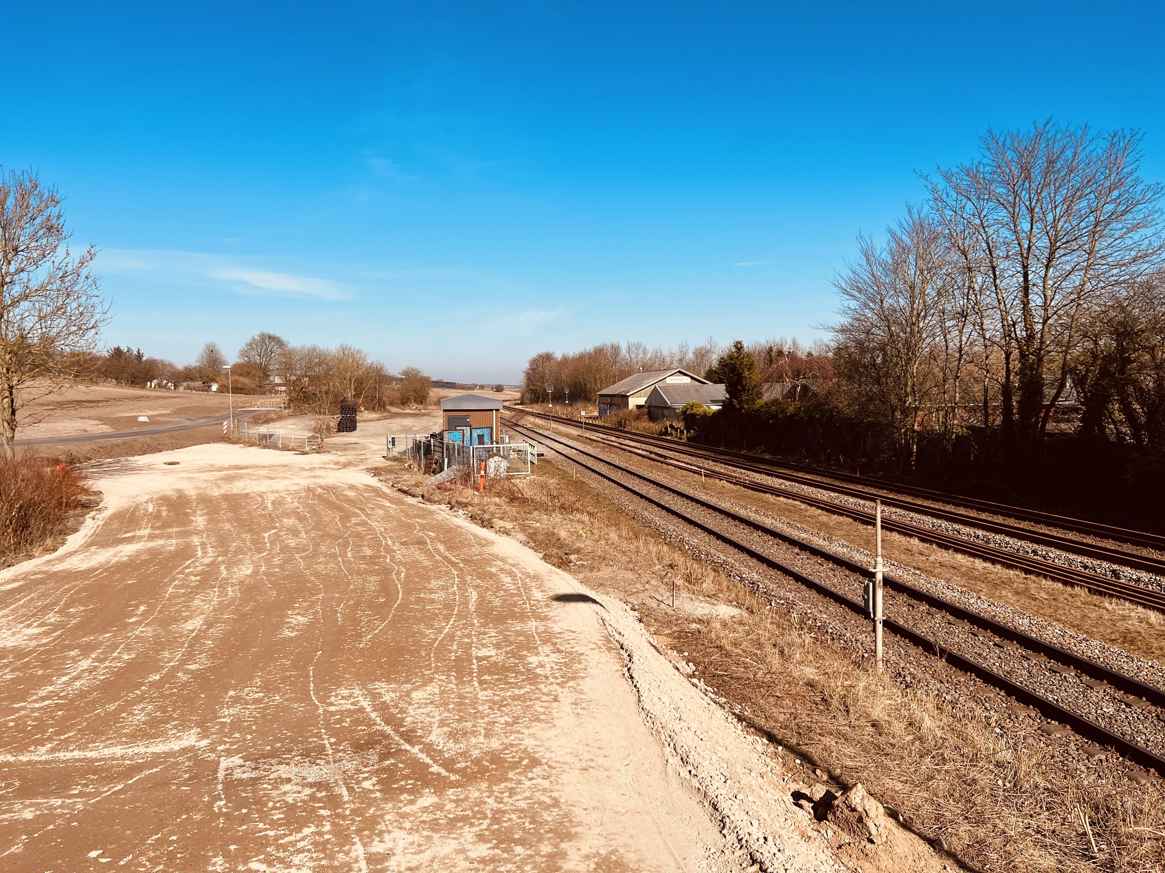 Billede af Mundelstrup Station - Station er nedrevet, men Mundelstrup Station har ligget her. Billede af Mundelstrup Station - Station er nedrevet, men Mundelstrup Station har ligget her.