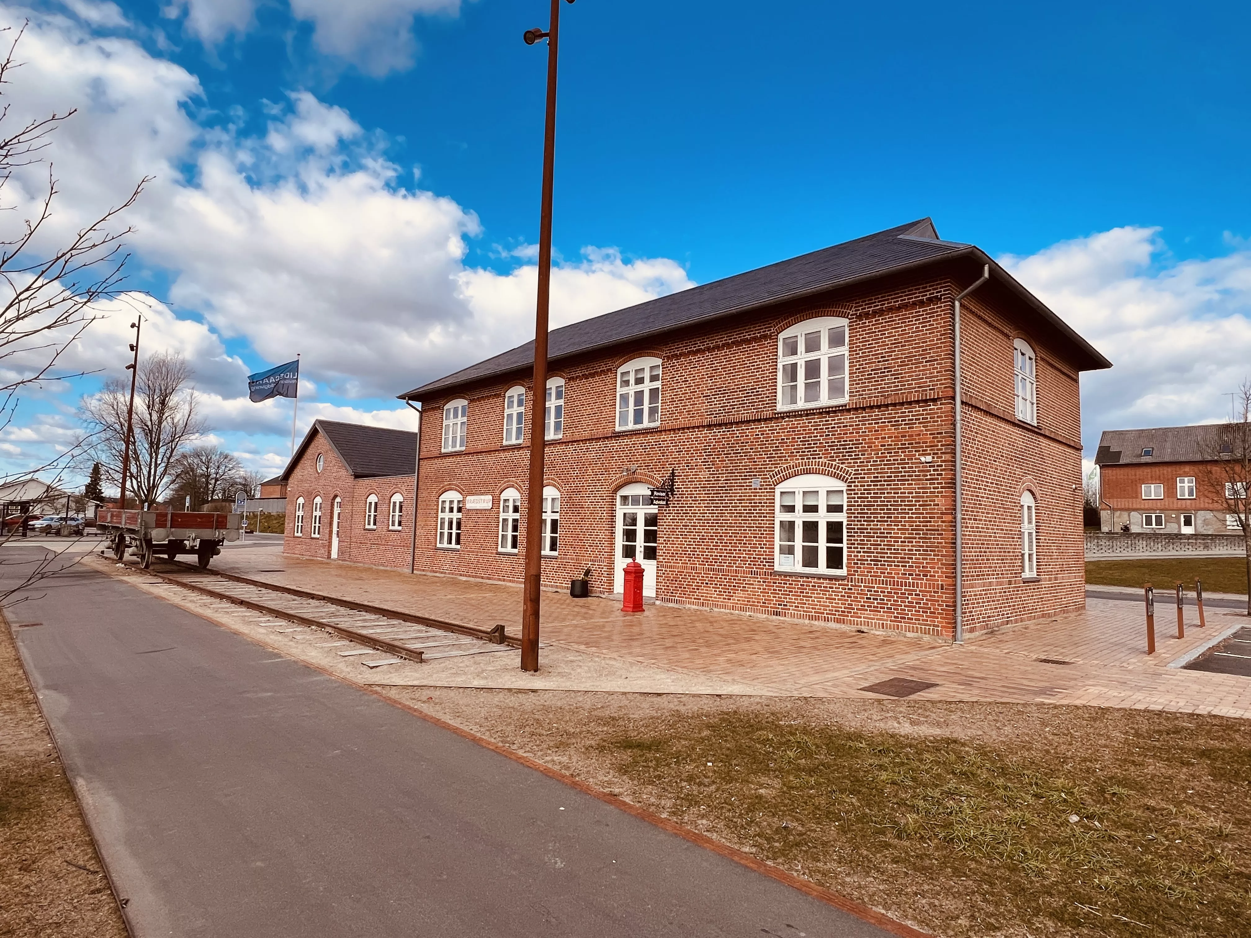 Billede af Brædstrup Station.