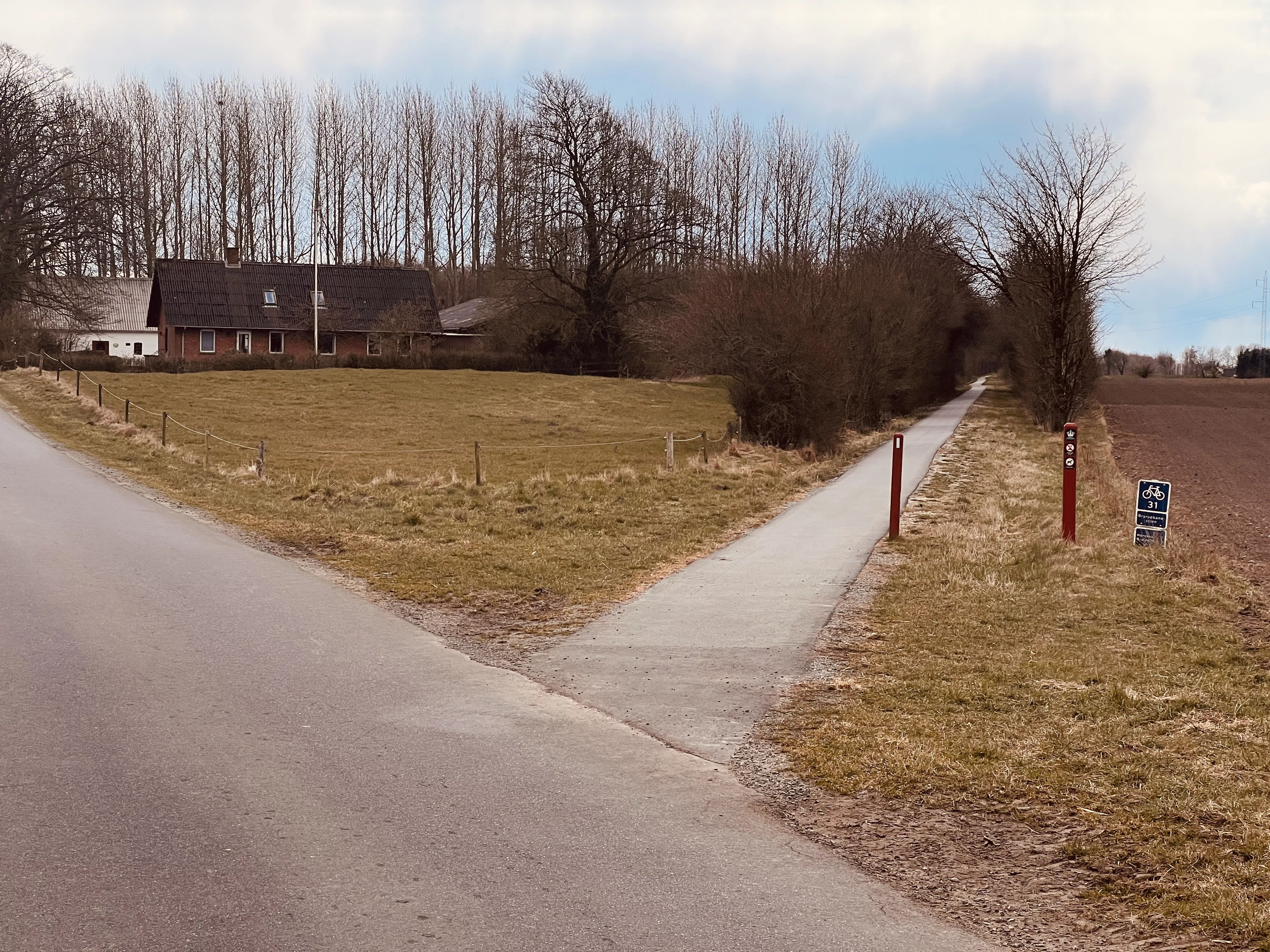 Billede af Vinding Østergaard Trinbræt - Trinbræt er nedrevet, men Vinding Østergaard Trinbræt har ligget her.