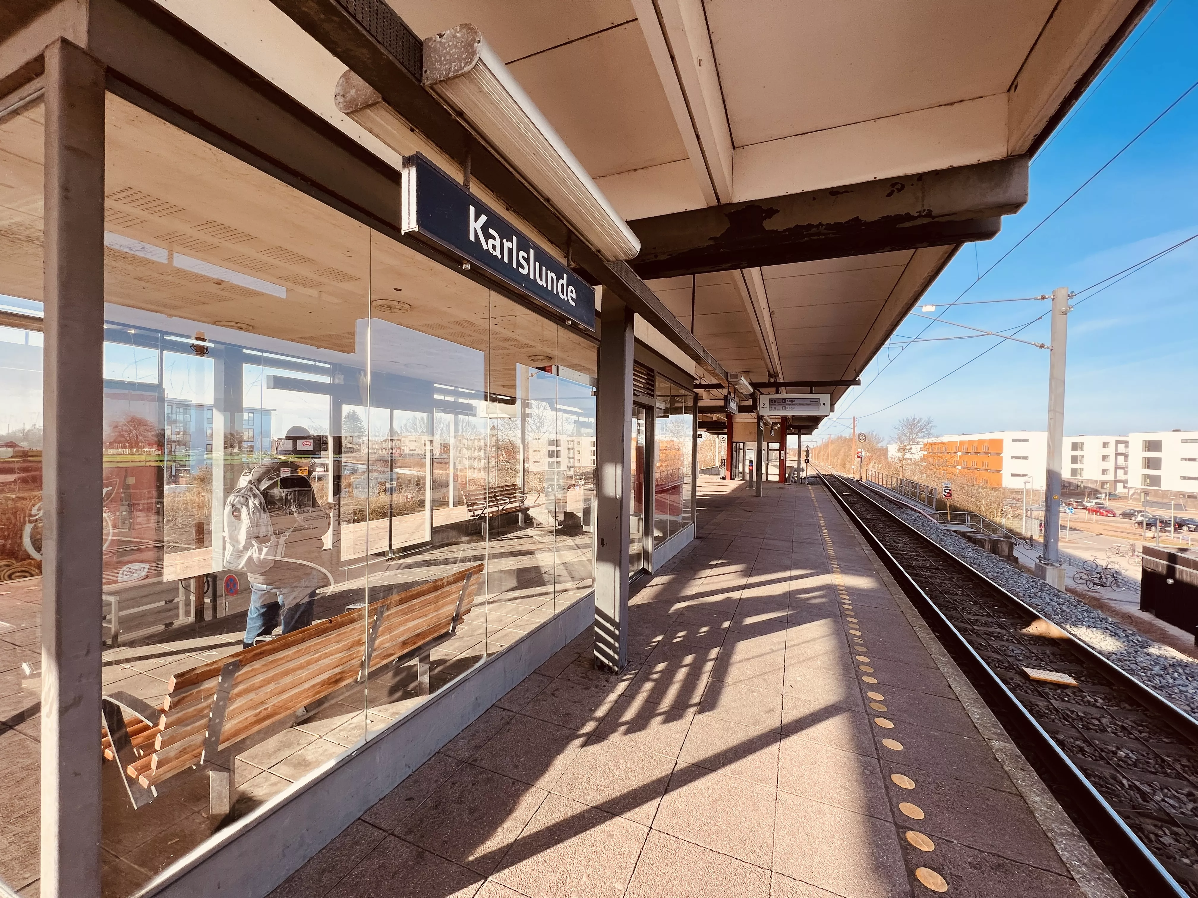 Billede af Karlslunde S-togstrinbræt. Billede af Karlslunde S-togstrinbræt.