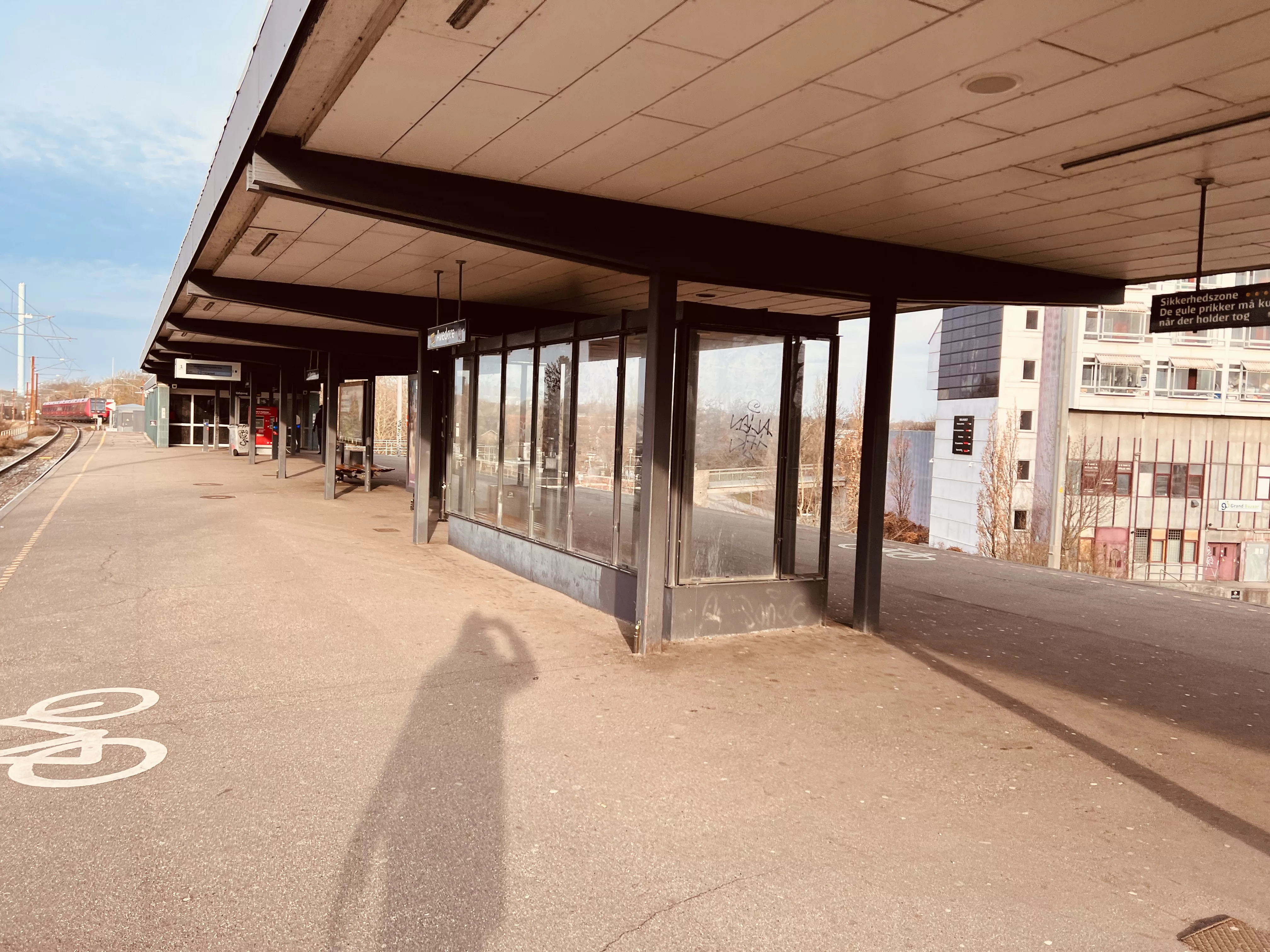 Billede af Avedøre S-togstrinbræt. Billede af Avedøre S-togstrinbræt.