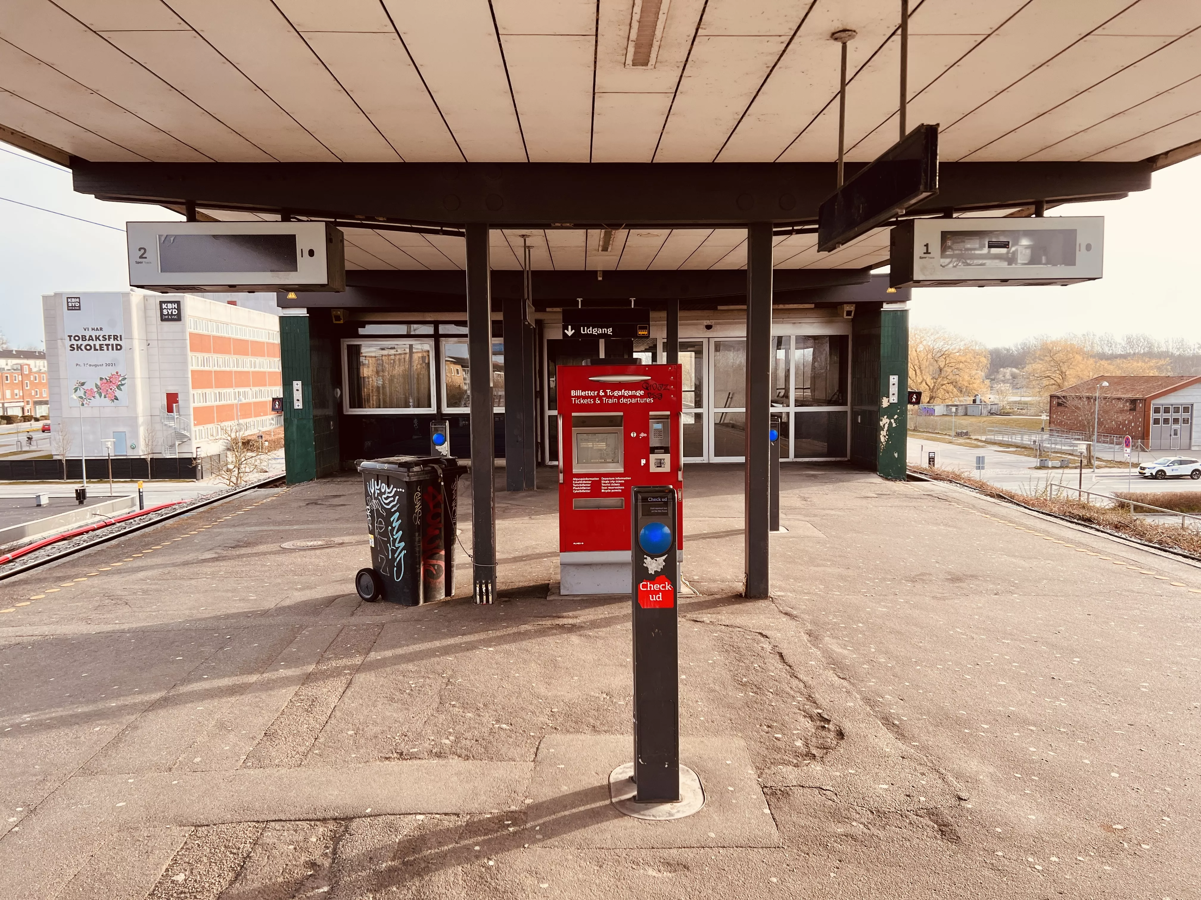 Billede af Åmarken S-togstrinbræt. Billede af Åmarken S-togstrinbræt.