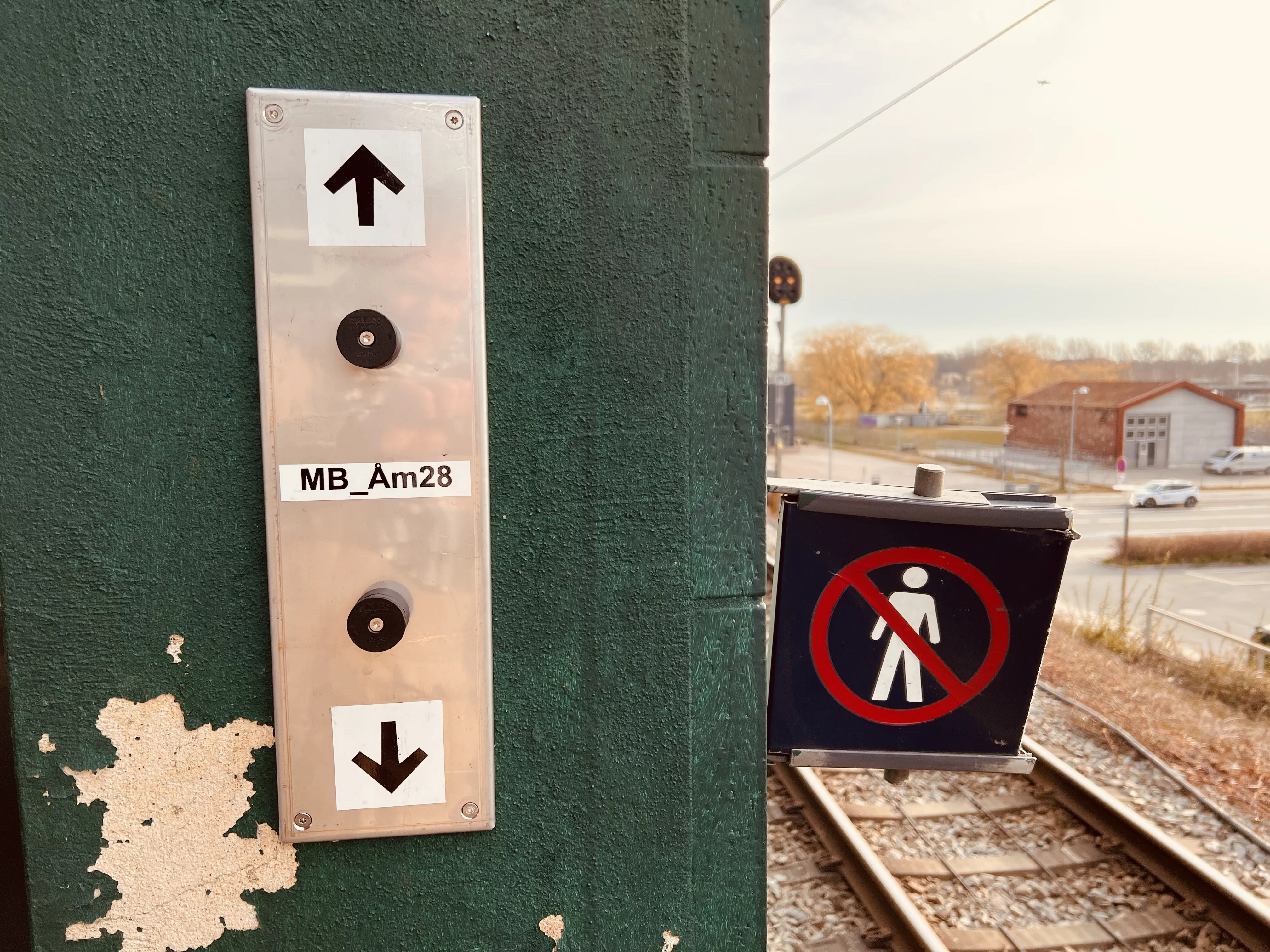 Billede af Åmarken S-togstrinbræt. Billede af Åmarken S-togstrinbræt.