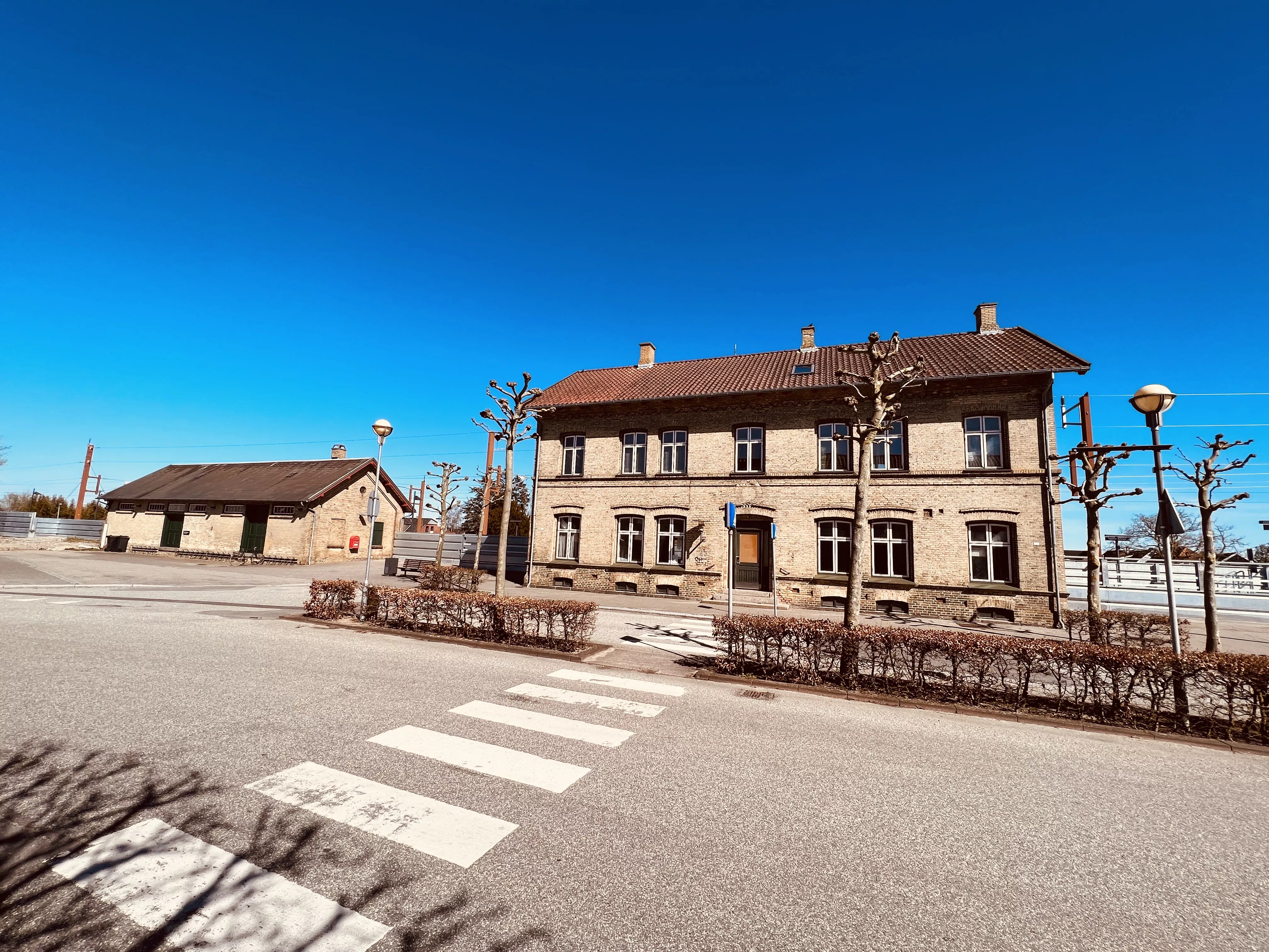 Billede af Nørre Alslev Station. Billede af Nørre Alslev Station.
