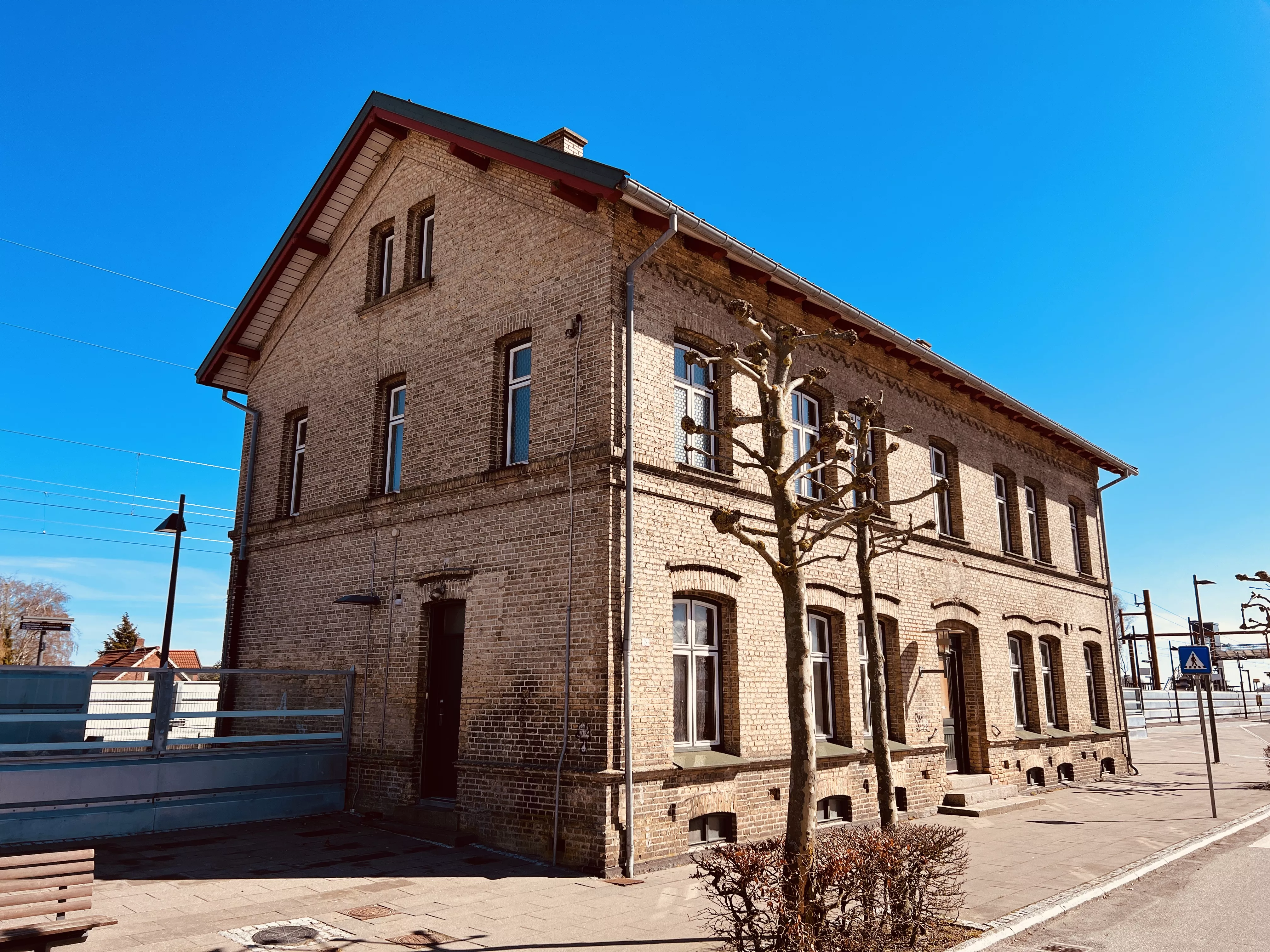 Billede af Nørre Alslev Station. Billede af Nørre Alslev Station.