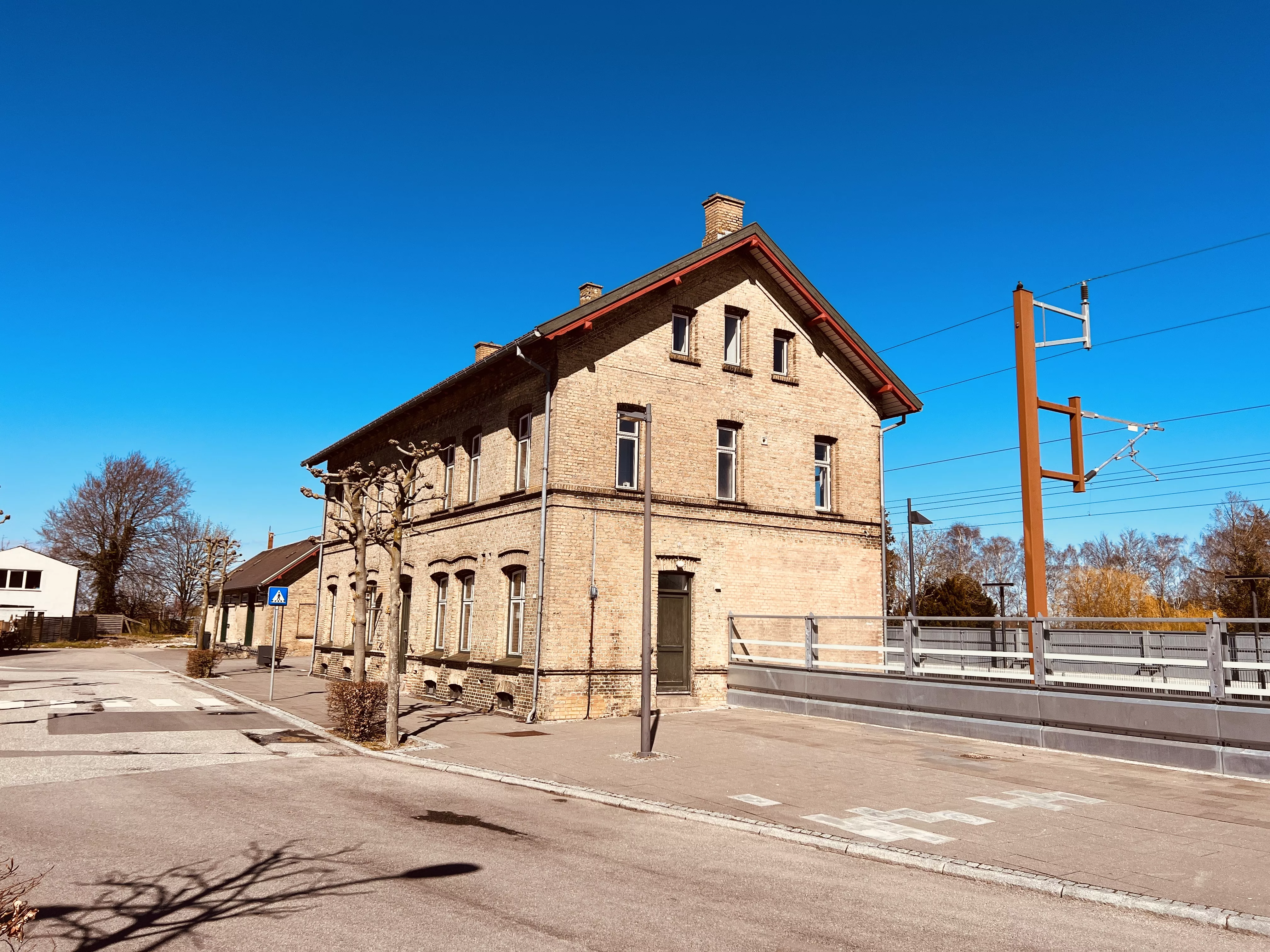 Billede af Nørre Alslev Station. Billede af Nørre Alslev Station.