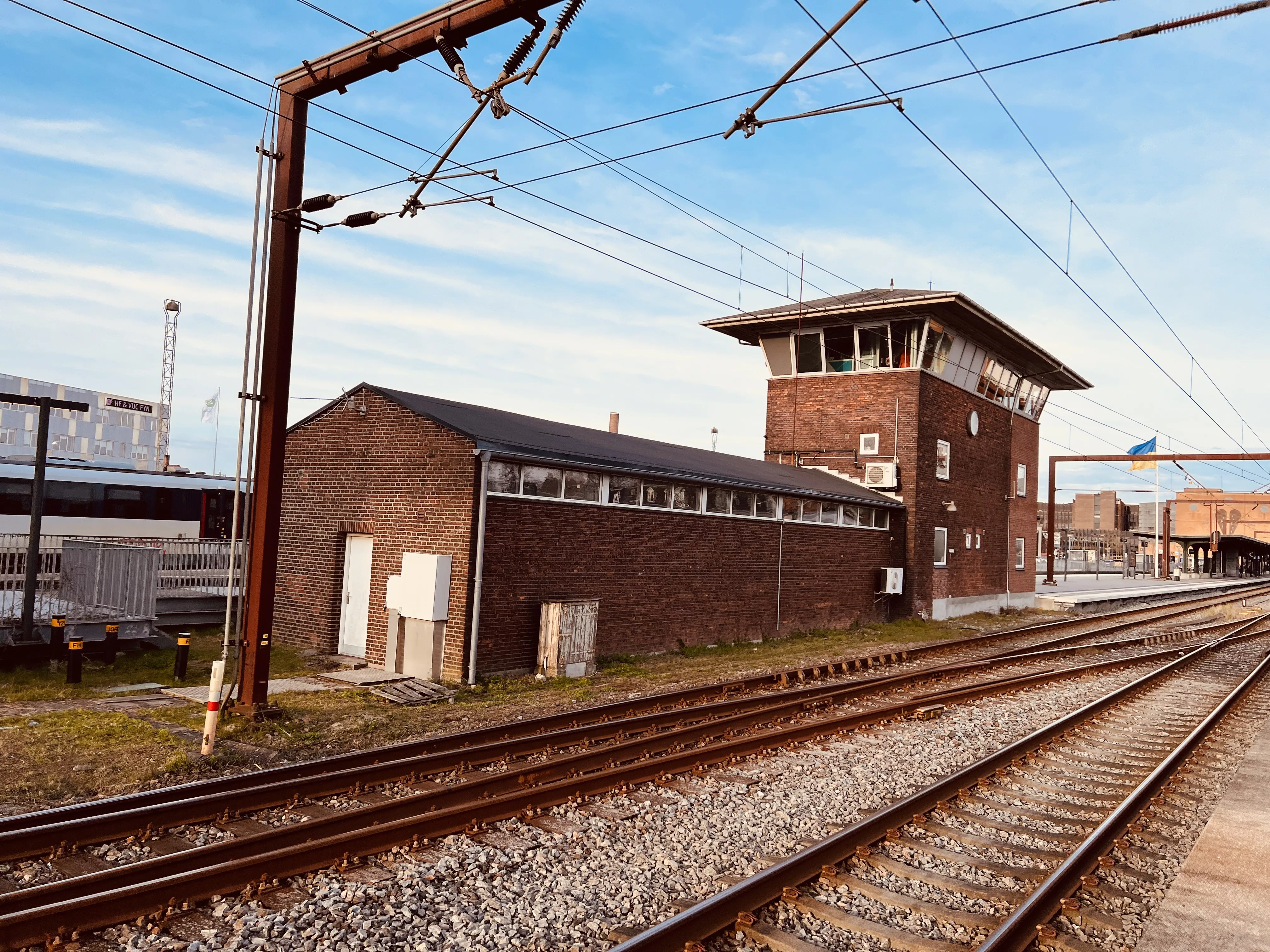 Billede af Odense OMB Station - Station er nedrevet, men Odense OMB Station har ligget her ved komandoposten.