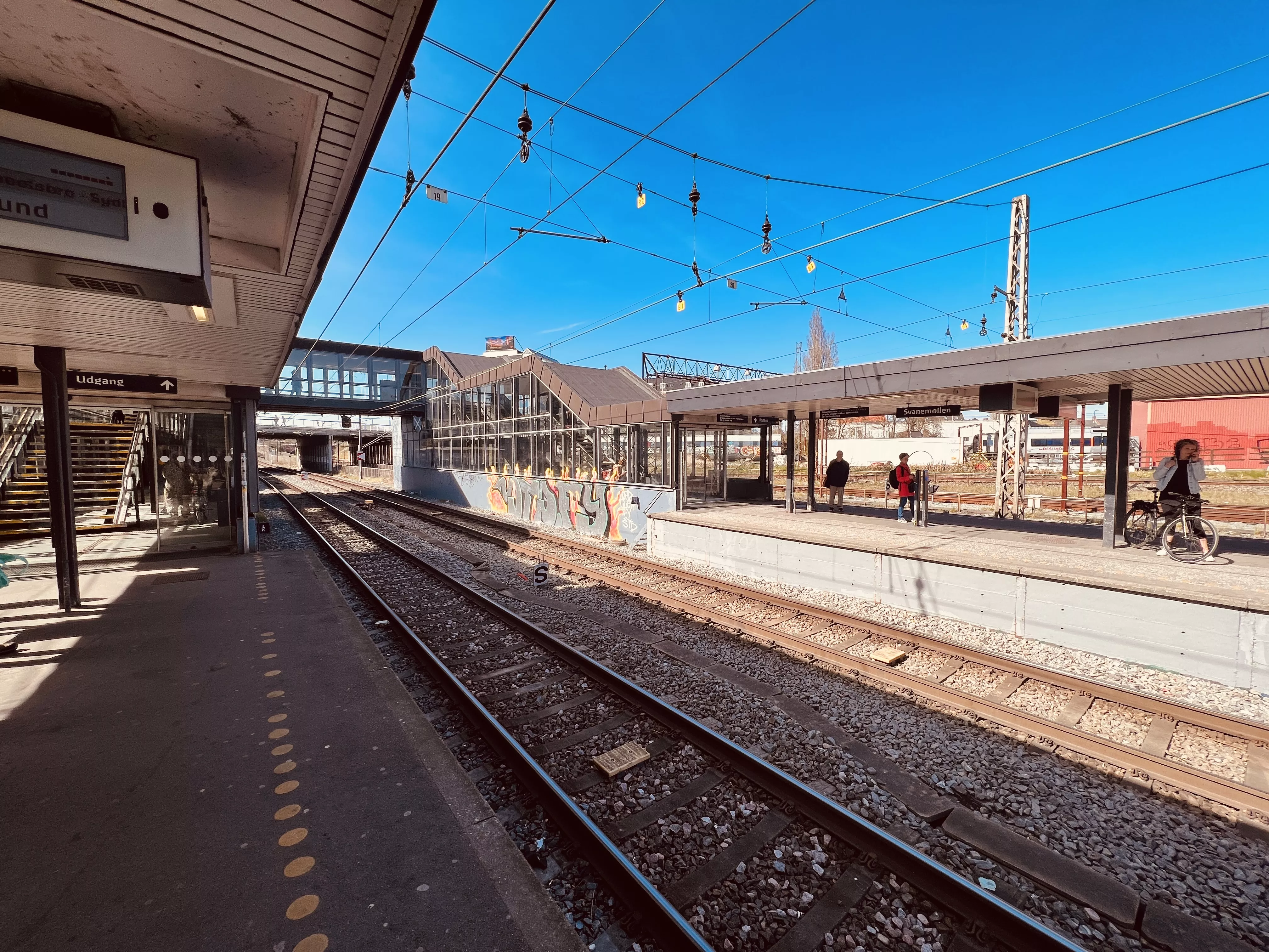 Billede af Svanemøllen S-togsstation. Billede af Svanemøllen S-togsstation.