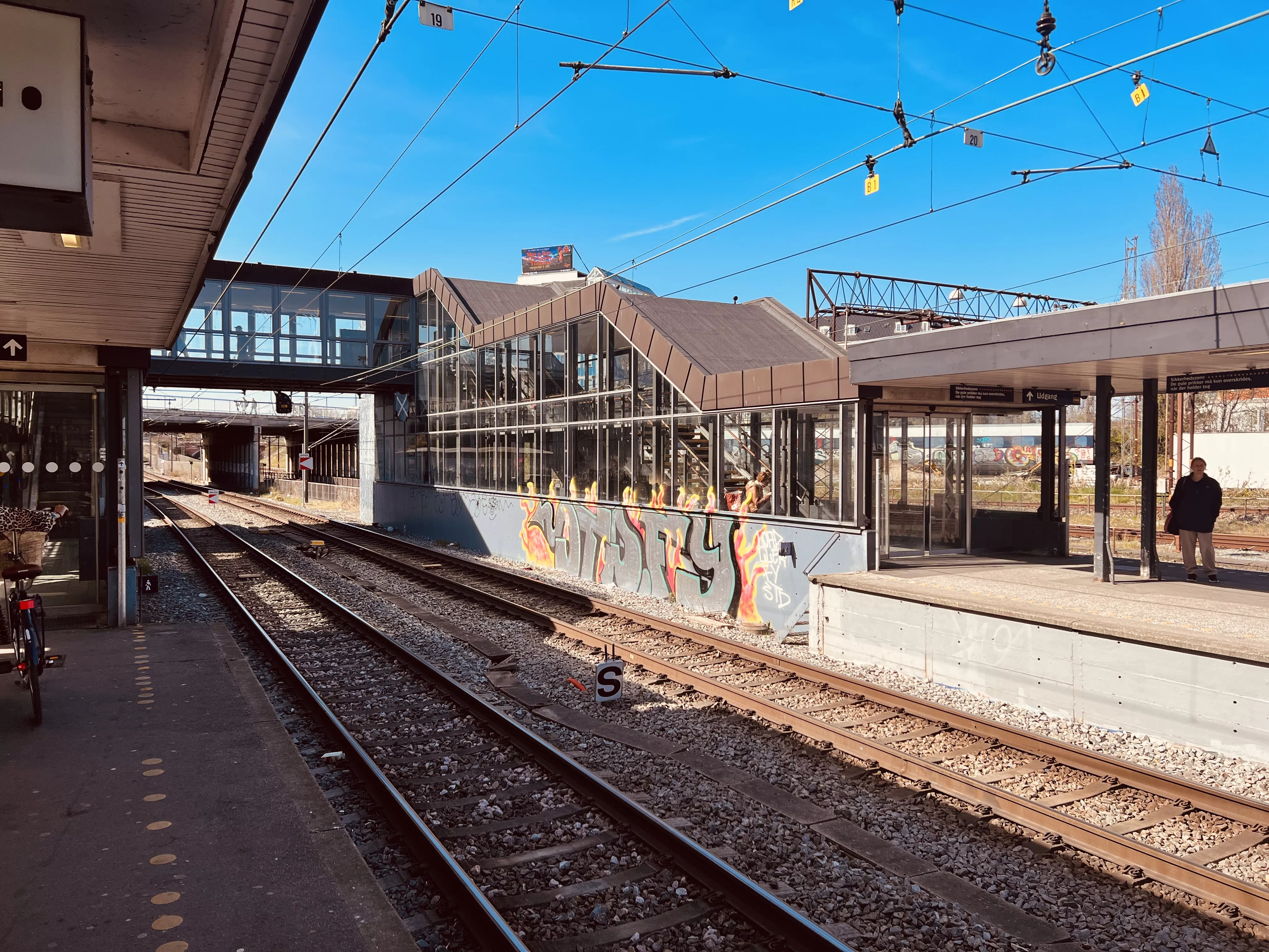 Billede af Svanemøllen S-togsstation. Billede af Svanemøllen S-togsstation.