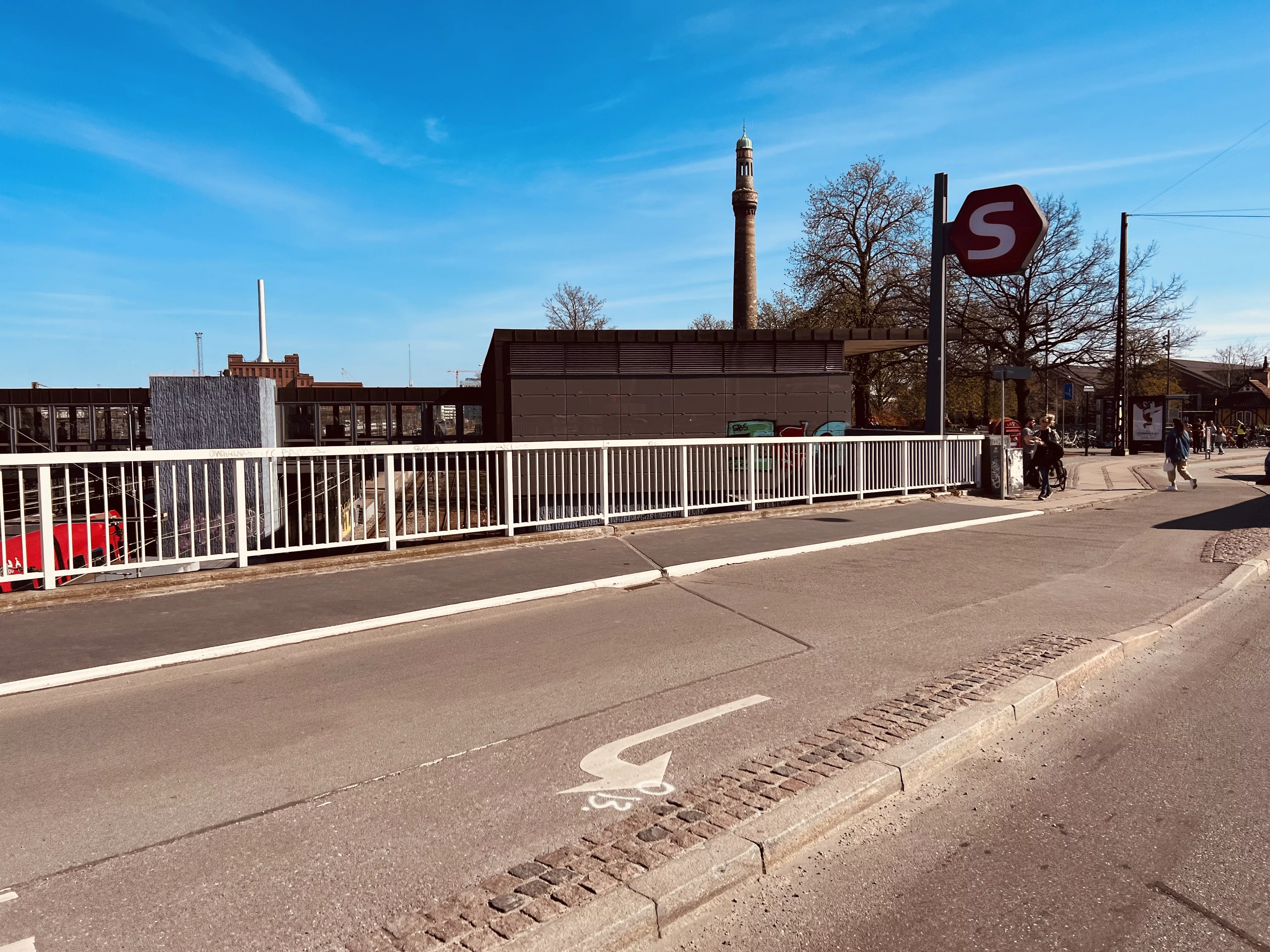 Billede af Svanemøllen S-togsstation. Billede af Svanemøllen S-togsstation.