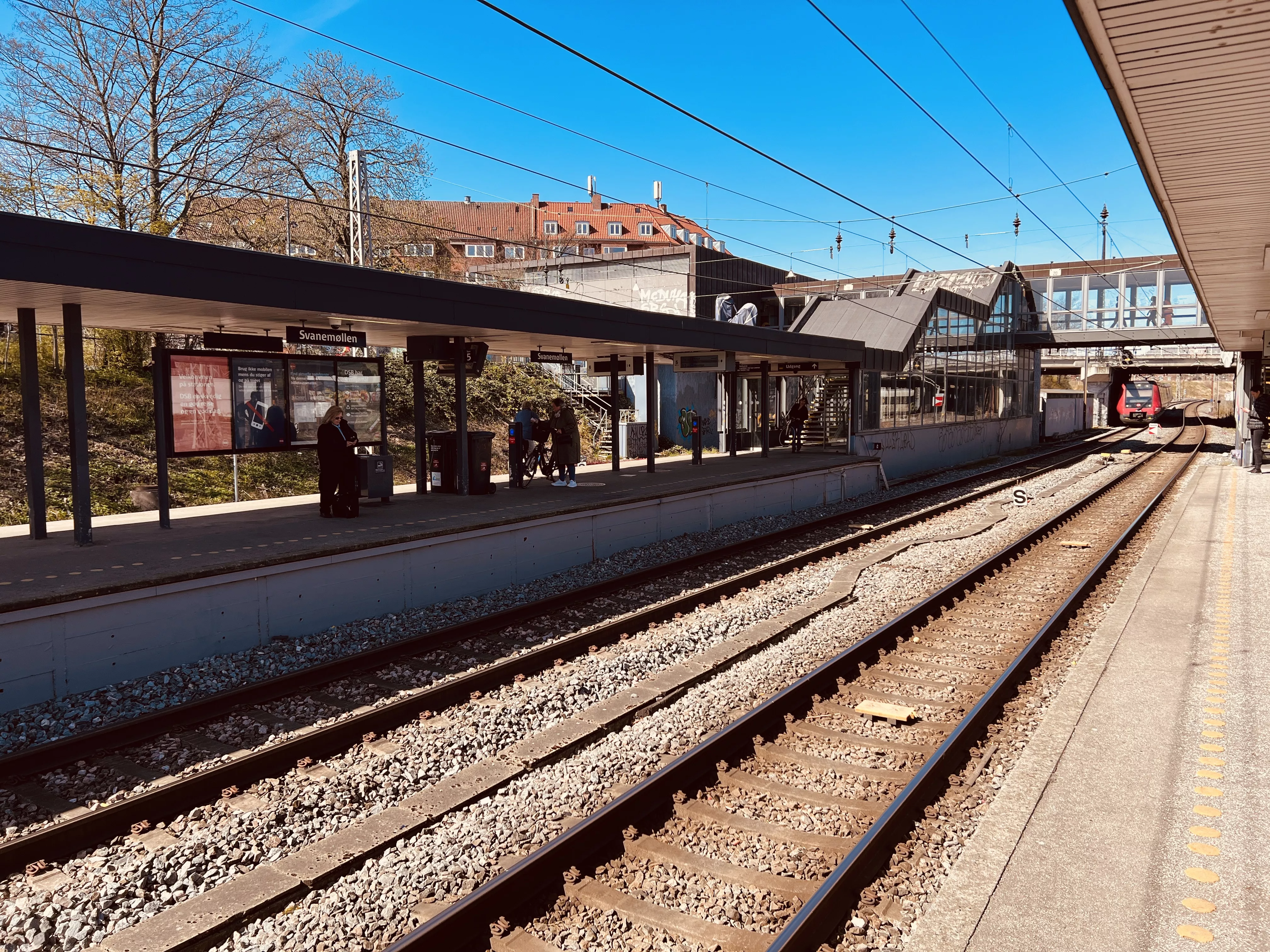 Billede af Svanemøllen S-togsstation. Billede af Svanemøllen S-togsstation.