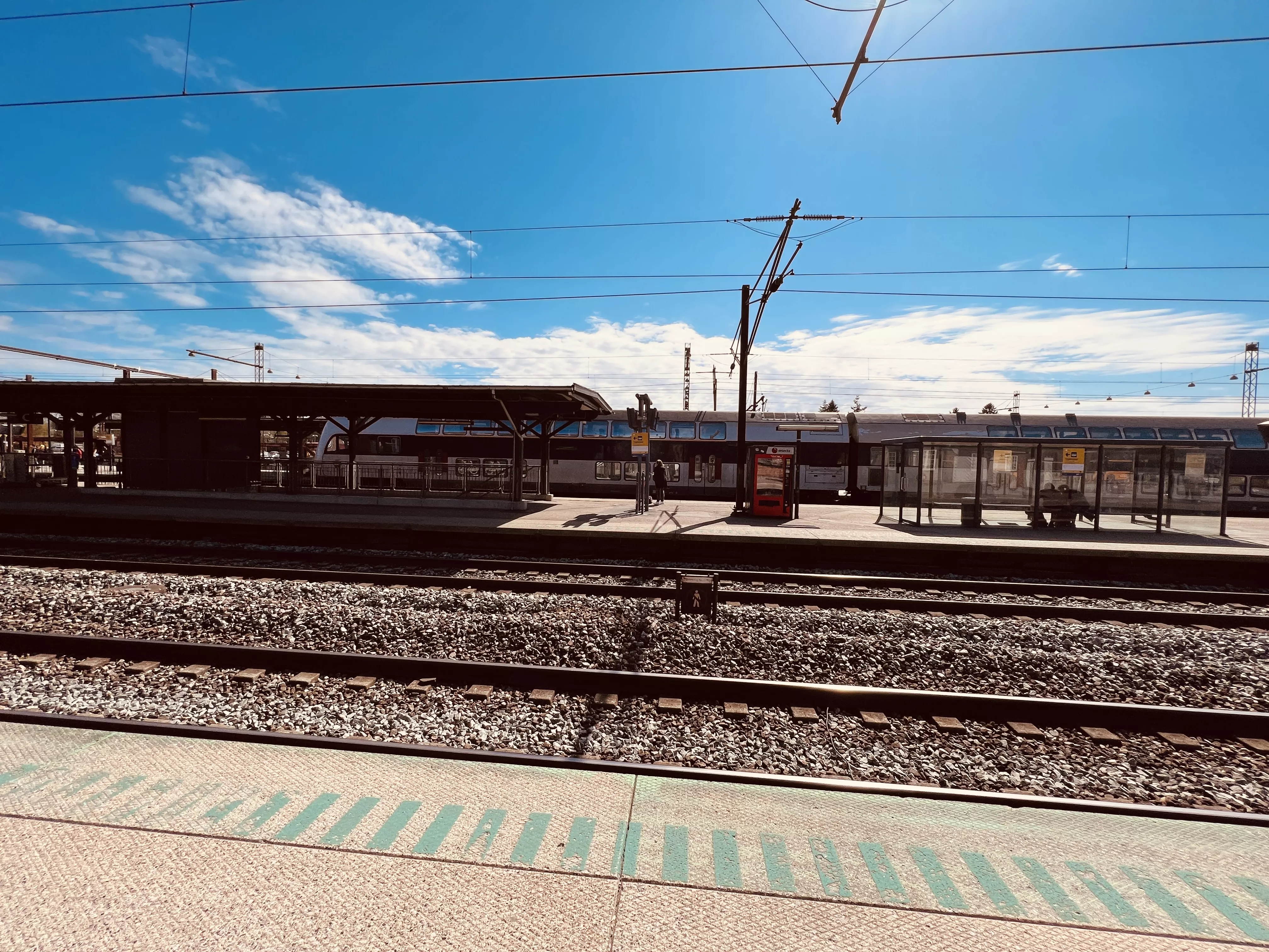 Billede af Ringsted Stations sporareal. Billede af Ringsted Stations sporareal.