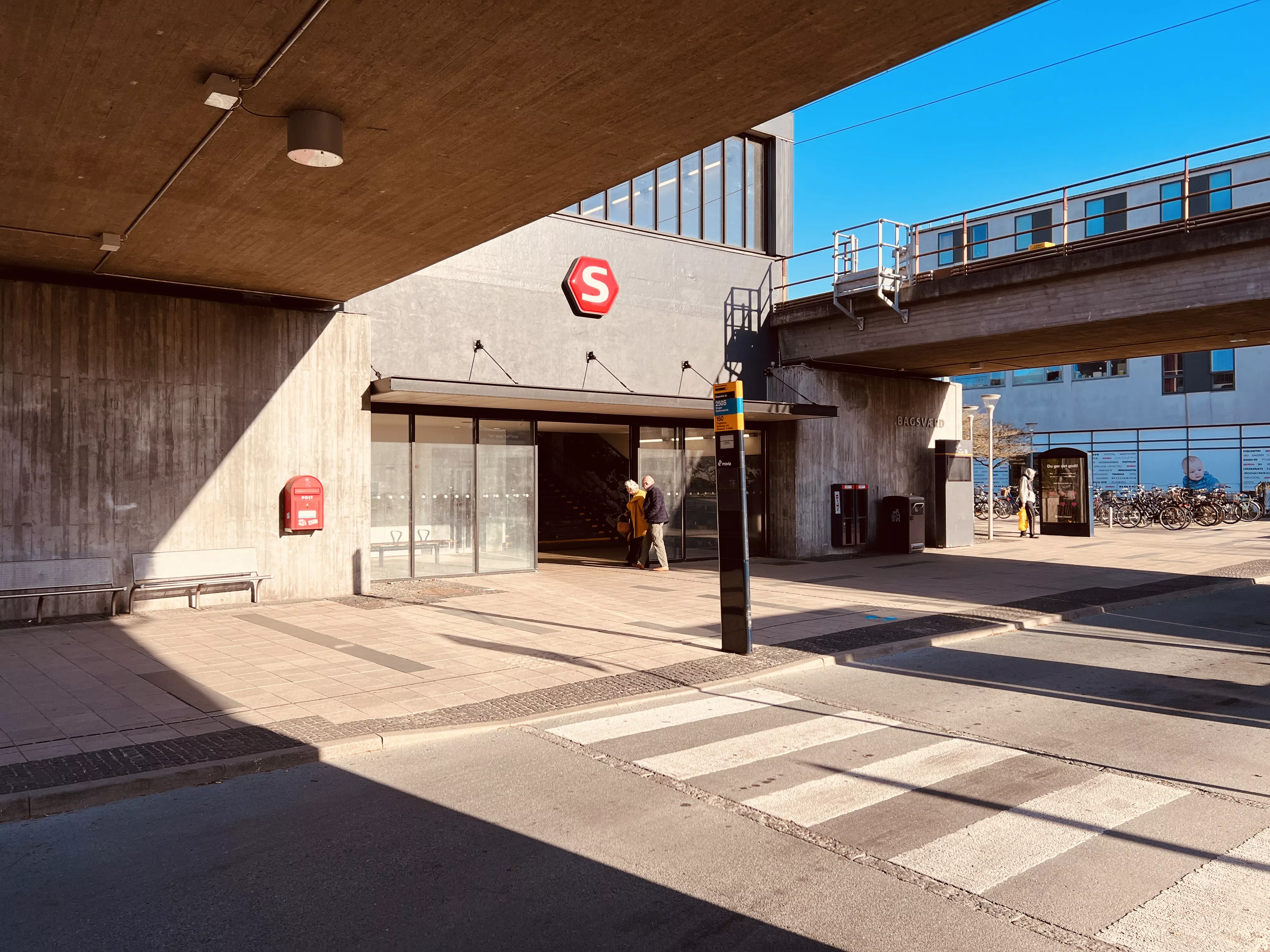 Billede af Bagsværd S-togstrinbræt. Billede af Bagsværd S-togstrinbræt.