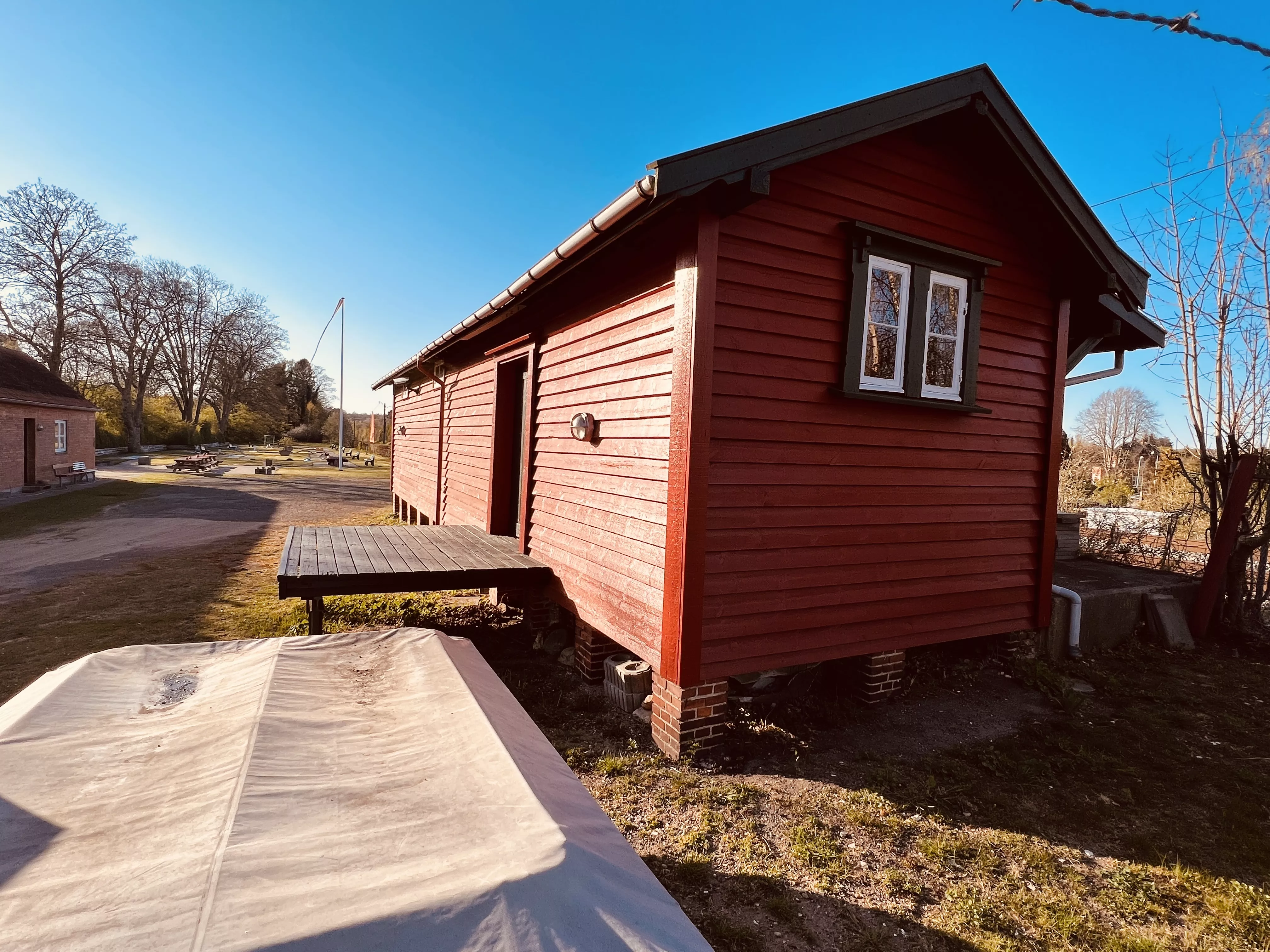 Billede af Bagsværd Stations varehus.