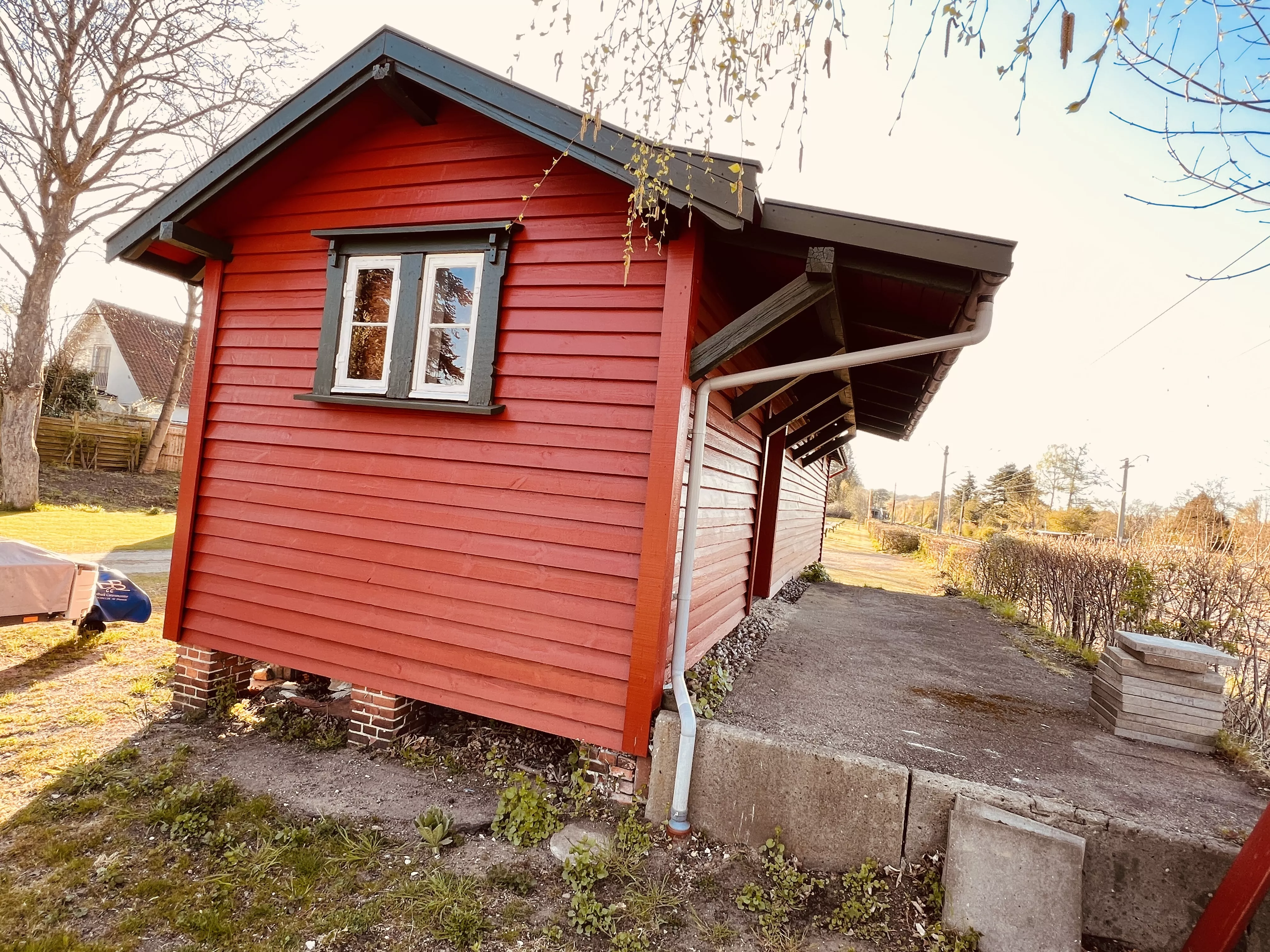 Billede af Bagsværd Stations varehus.