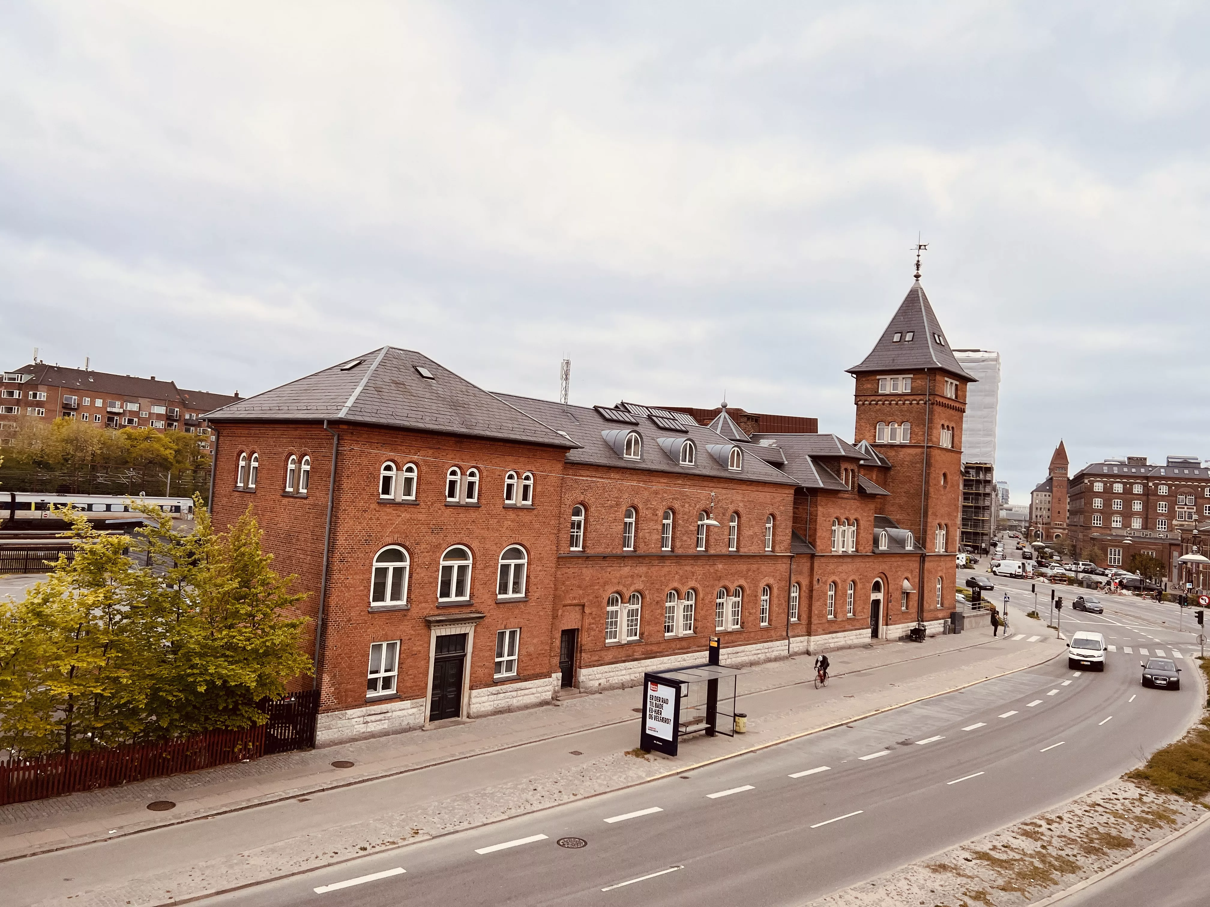 Billede af Østerport Stations remise. Billede af Østerport Stations remise.