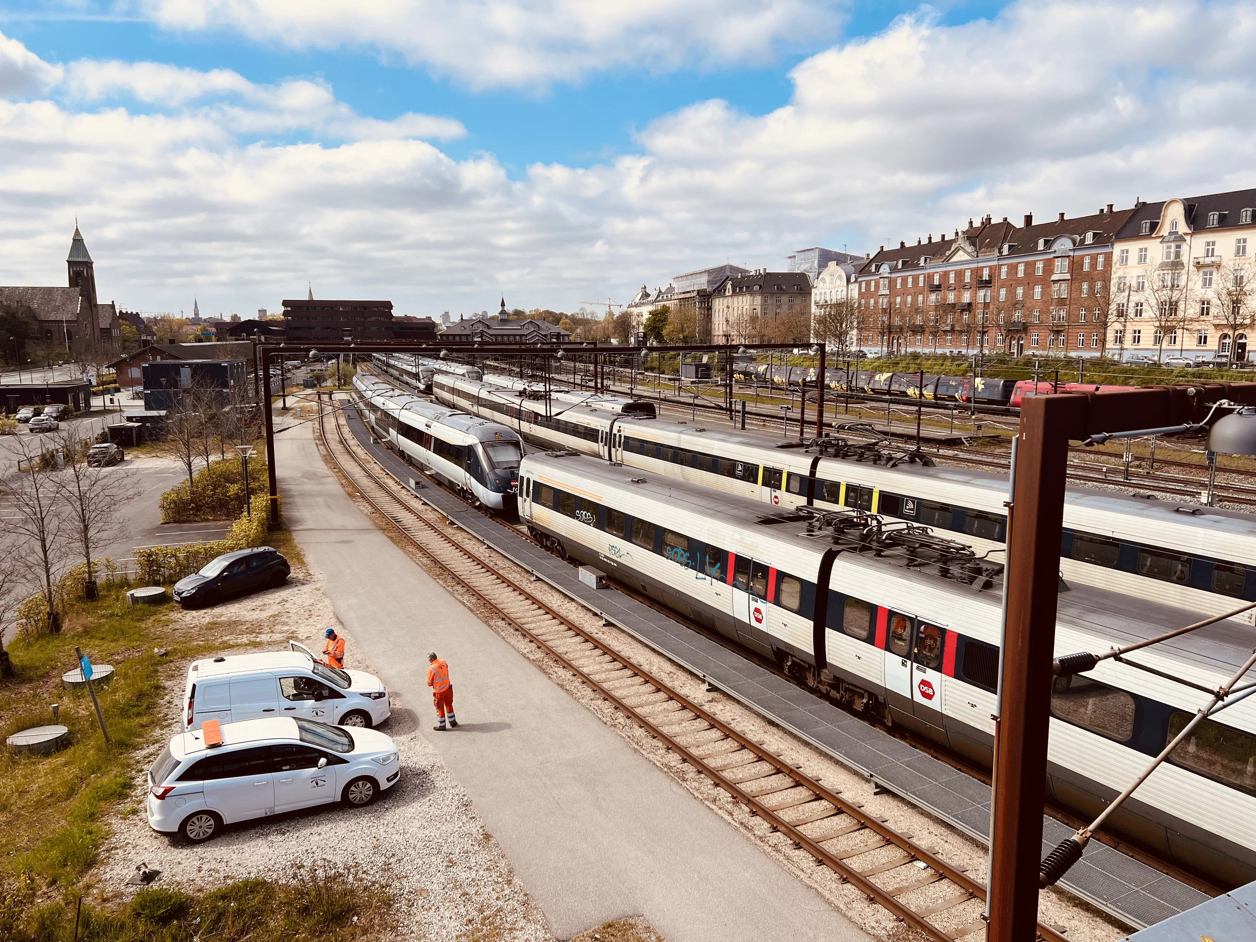 Billede af Østerport Stations sporareal. Billede af Østerport Stations sporareal.