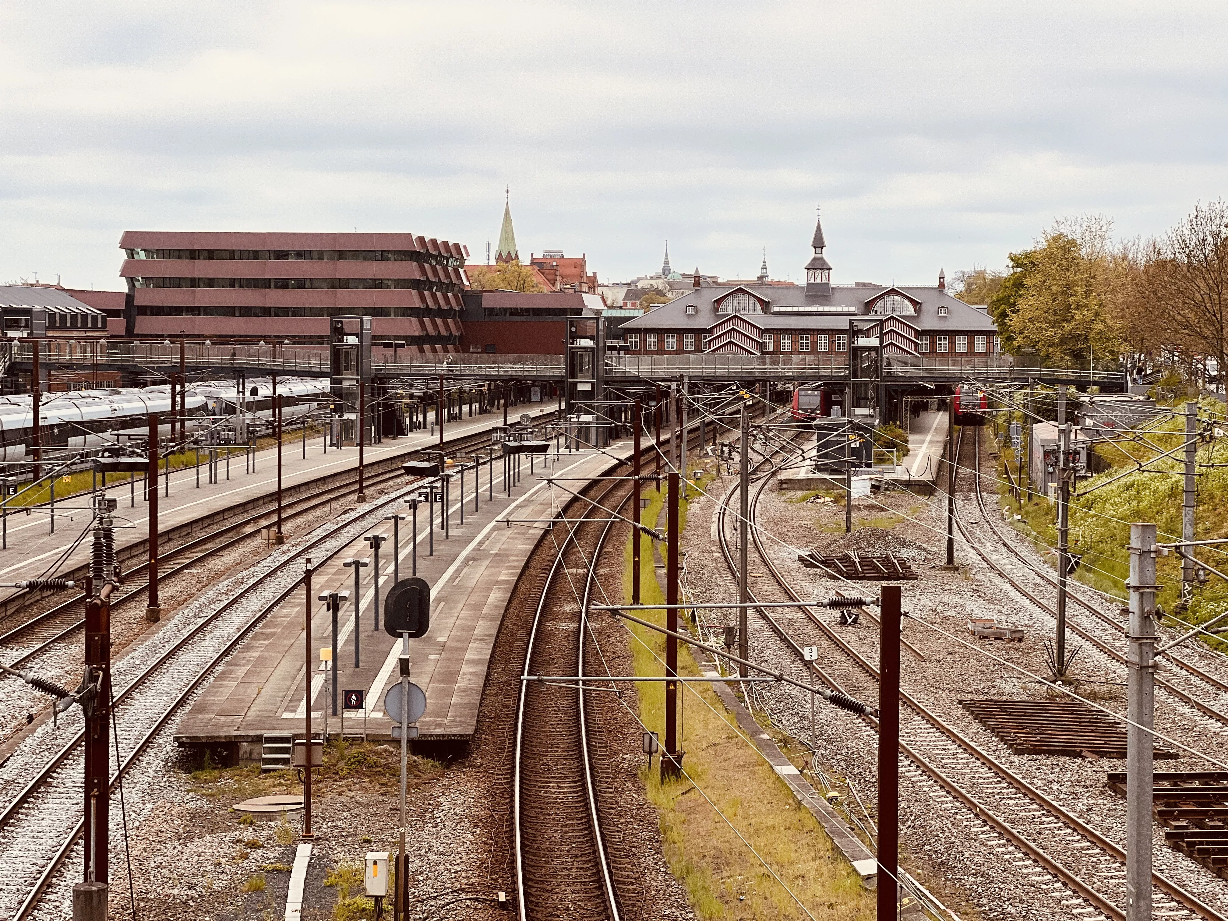 Billede af Østerport Stations sporareal. Billede af Østerport Stations sporareal.