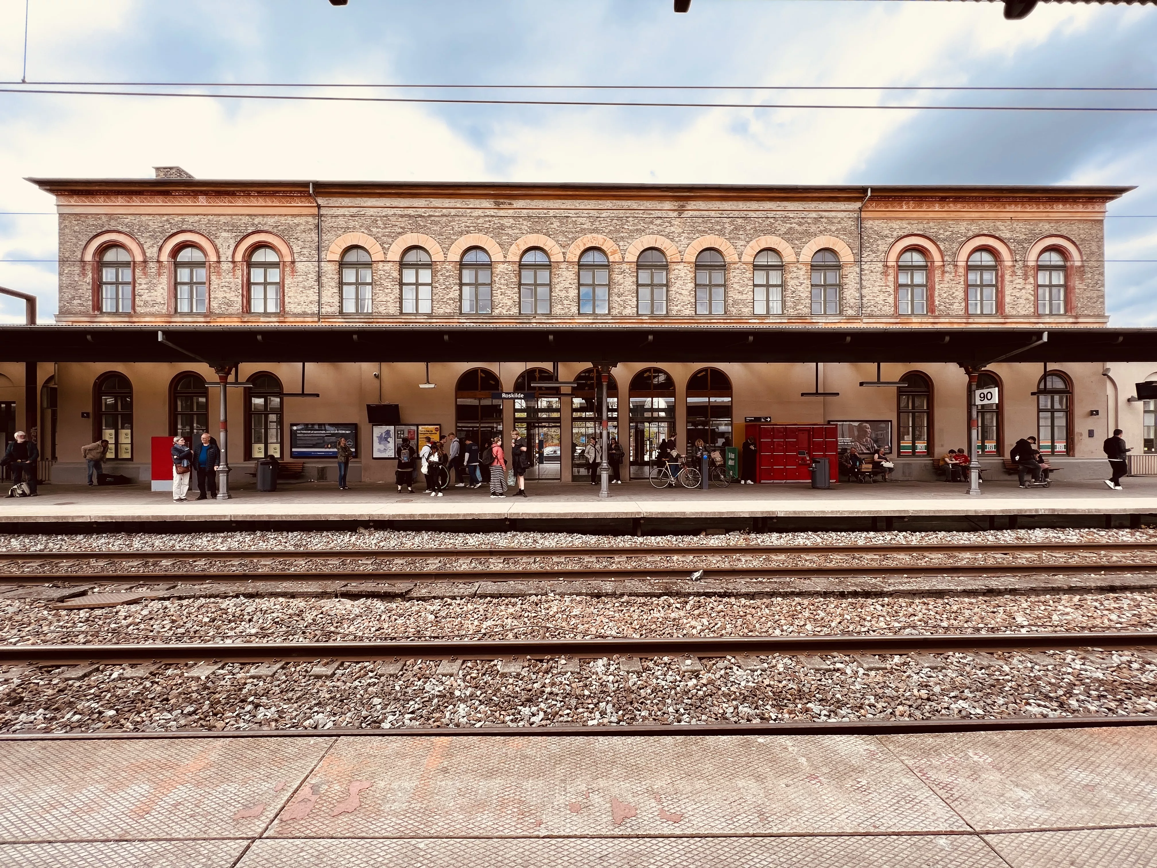 Billede af Roskilde Station.