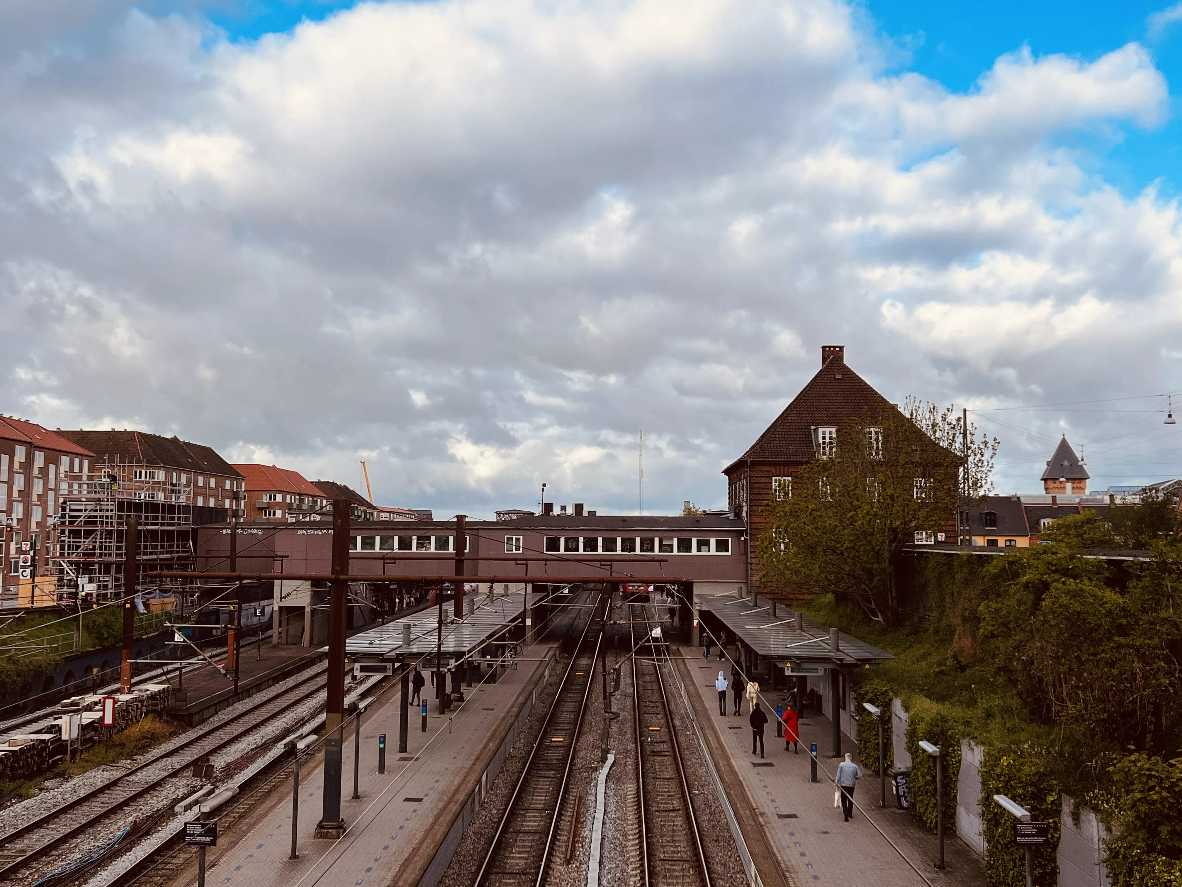 Billede af Valby Station.