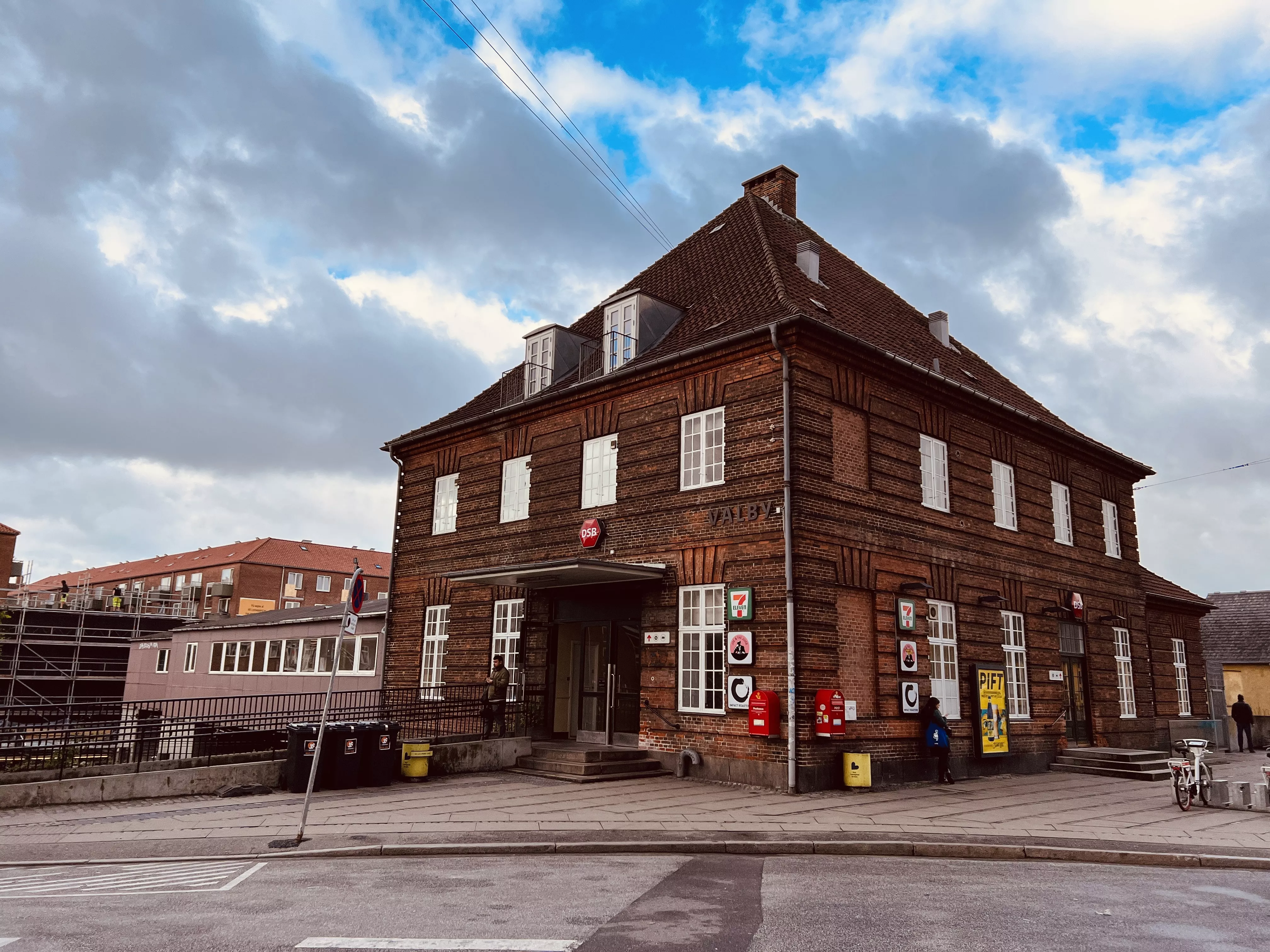 Billede af Valby Station.