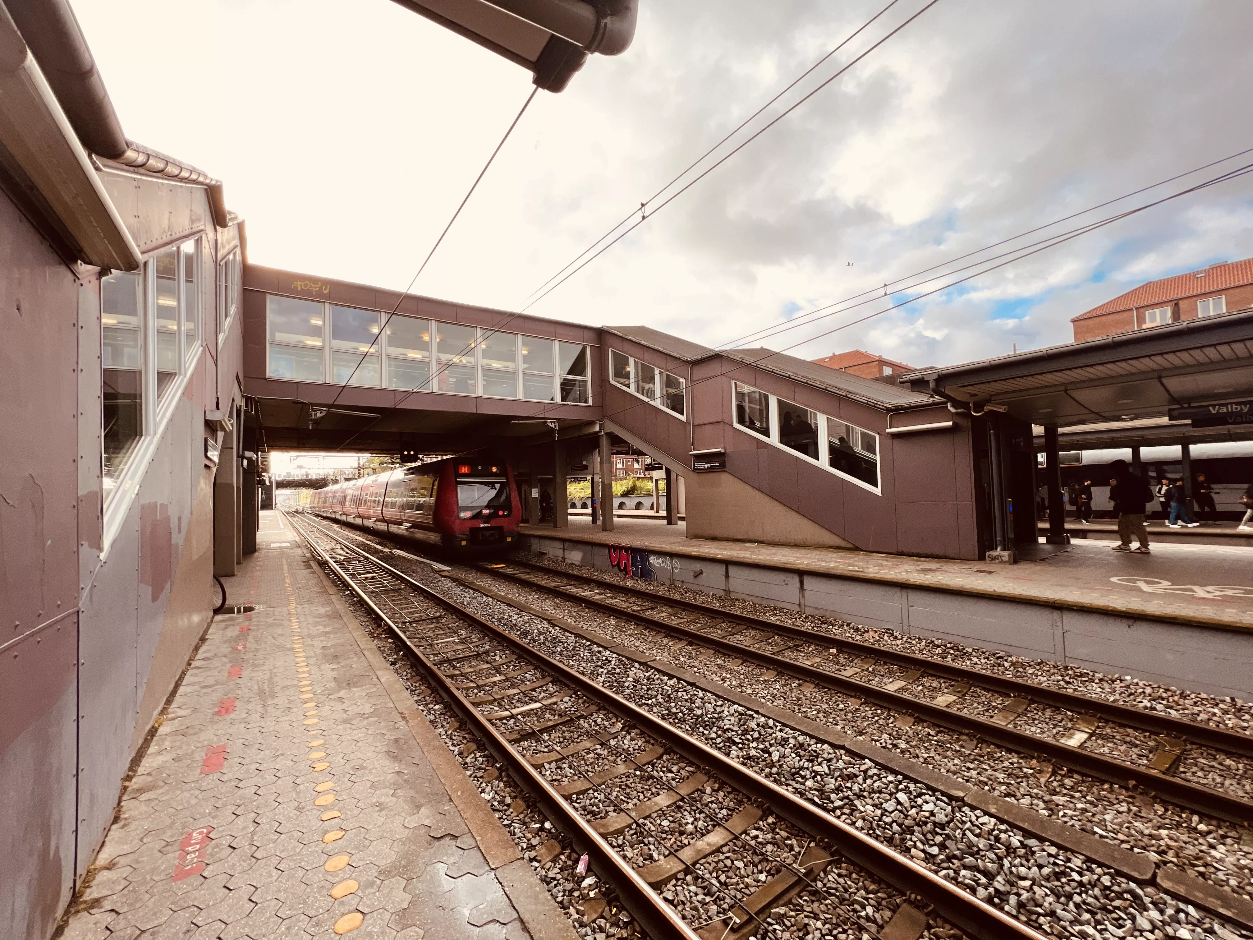 Billede af Valby Station.