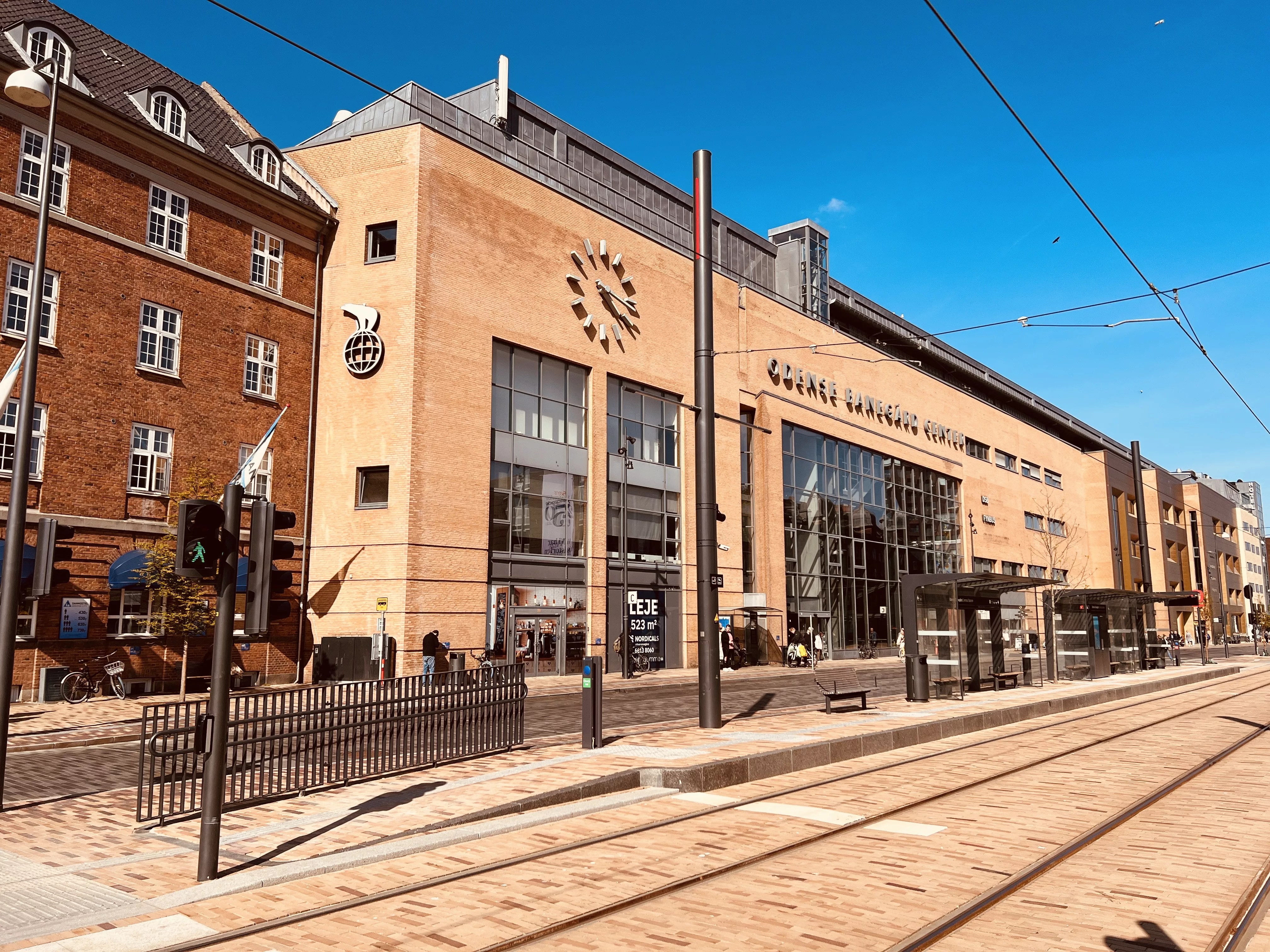 Billede af Odense Banegård Letbanestation. Billede af Odense Banegård Letbanestation.
