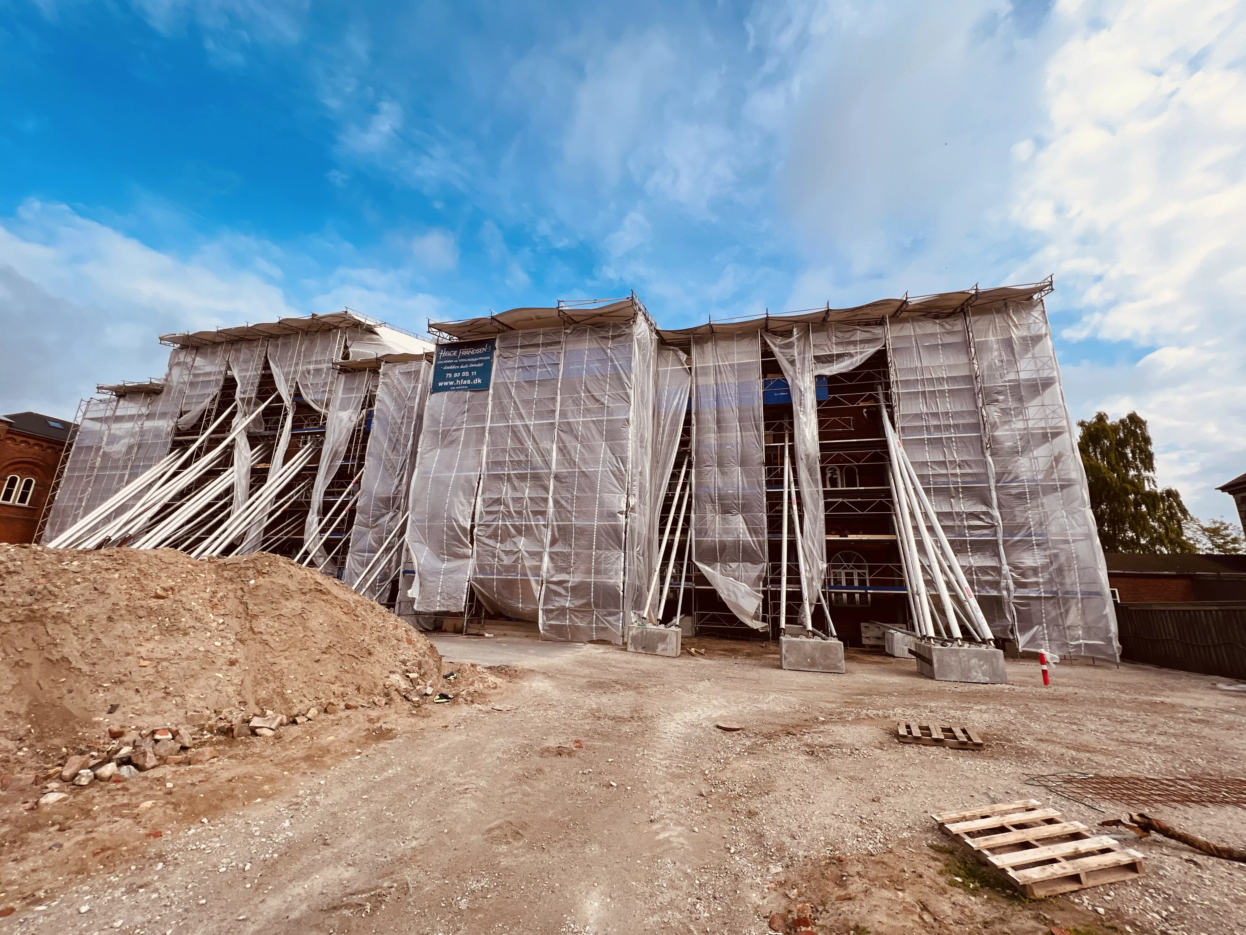 Billede af Fredericia Banegård efter branden den 28. januar 2022 kl. 02:15. Billede af Fredericia Banegård efter branden den 28. januar 2022 kl. 02:15.