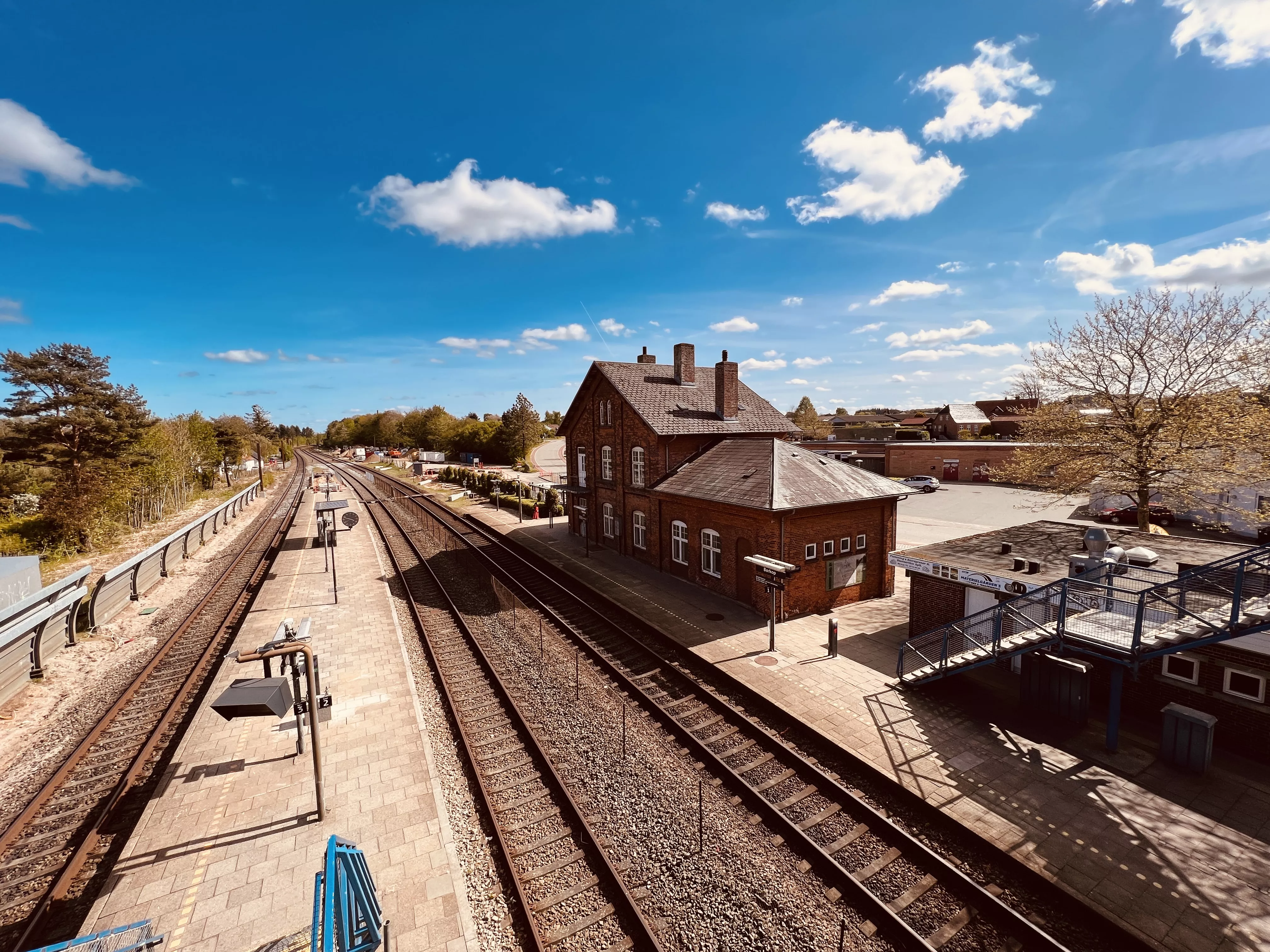 Billede af Børkop Station.