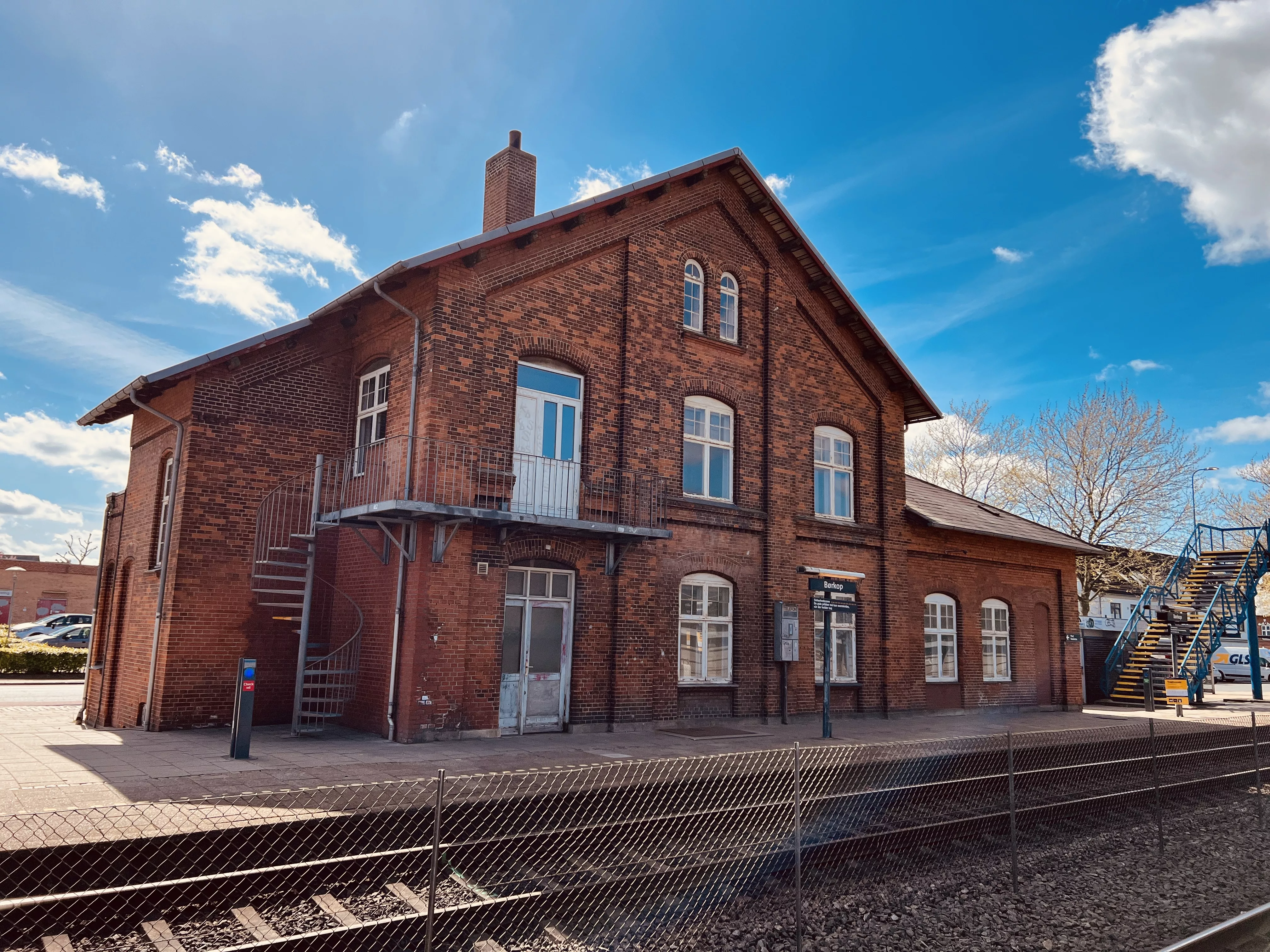 Billede af Børkop Station.