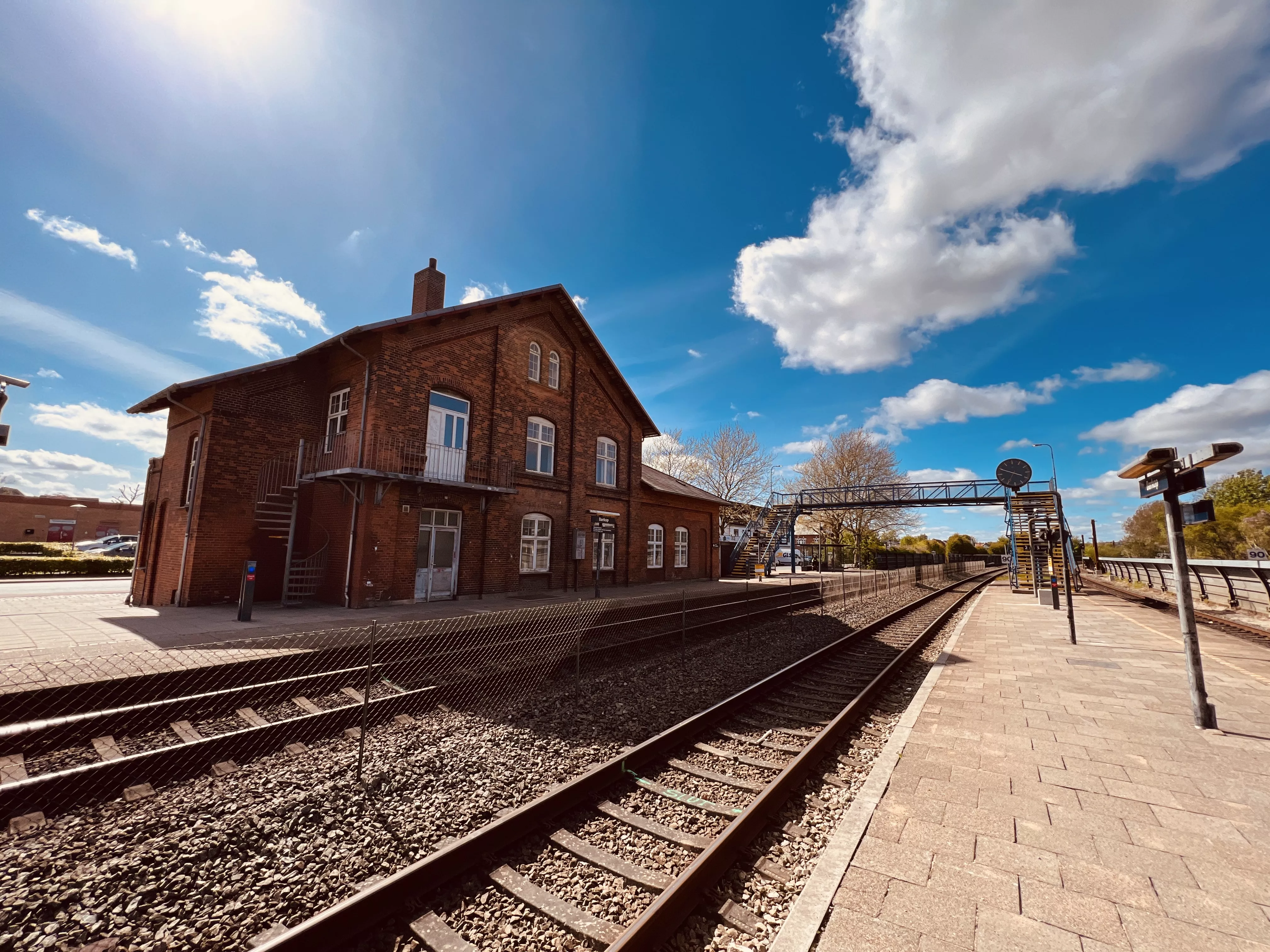 Billede af Børkop Station.