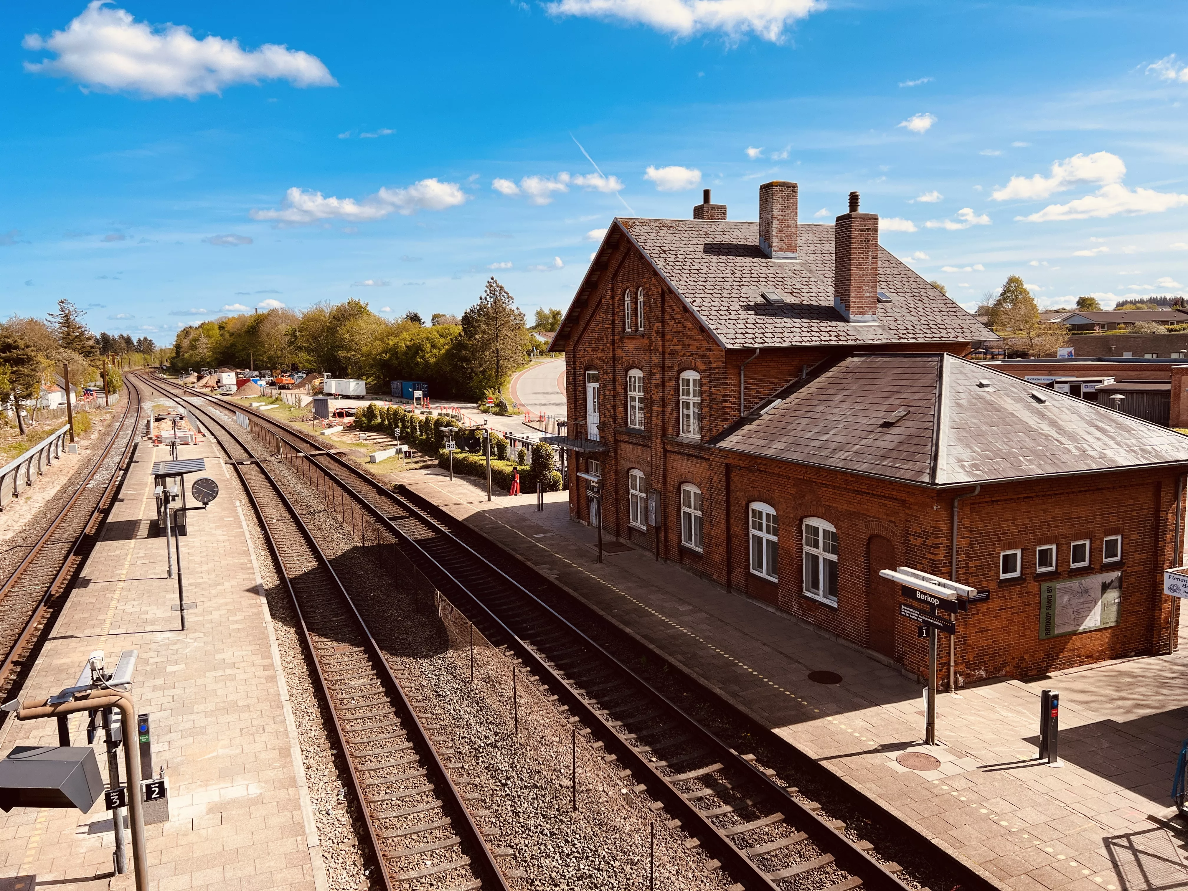 Billede af Børkop Station.