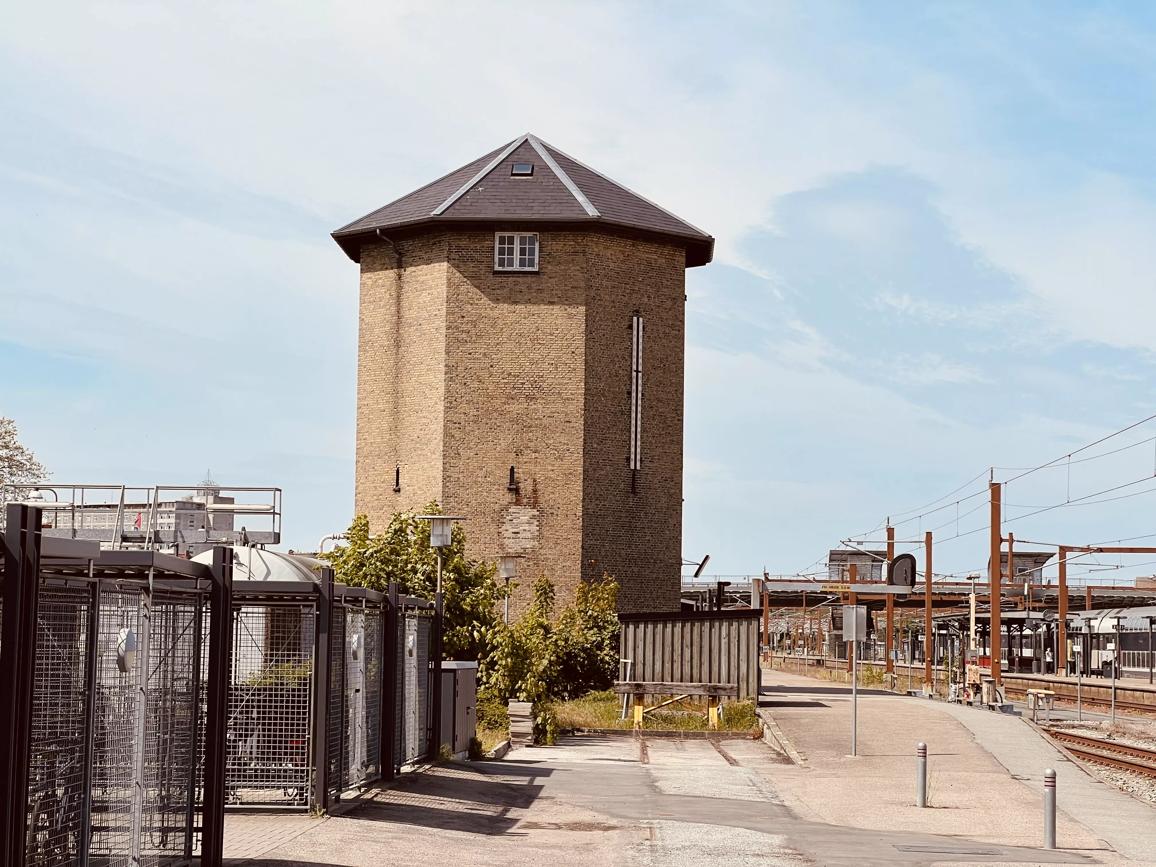 Billede af Næstved Stations vandtårn. Billede af Næstved Stations vandtårn.