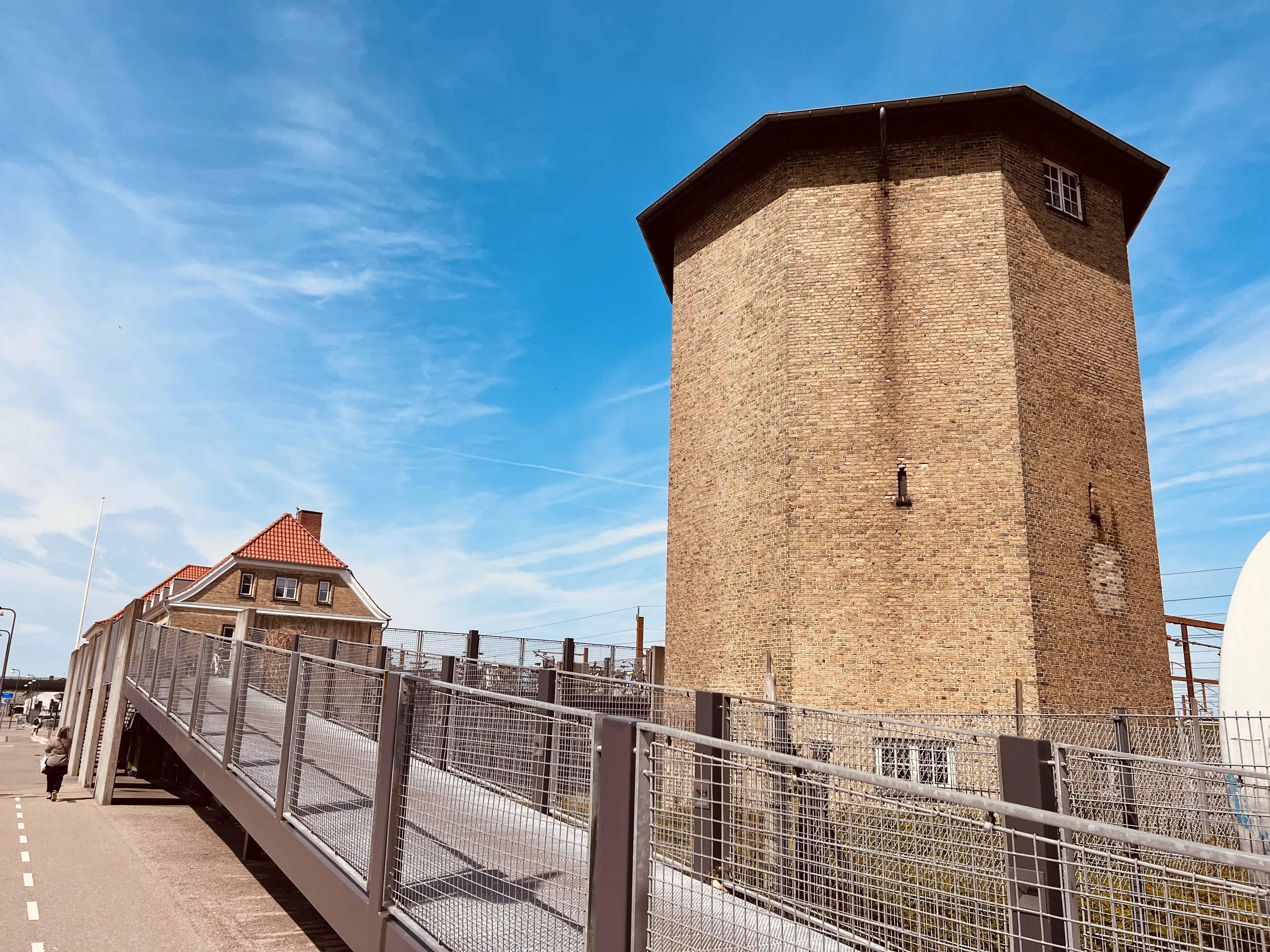 Billede af Næstved Stations vandtårn.