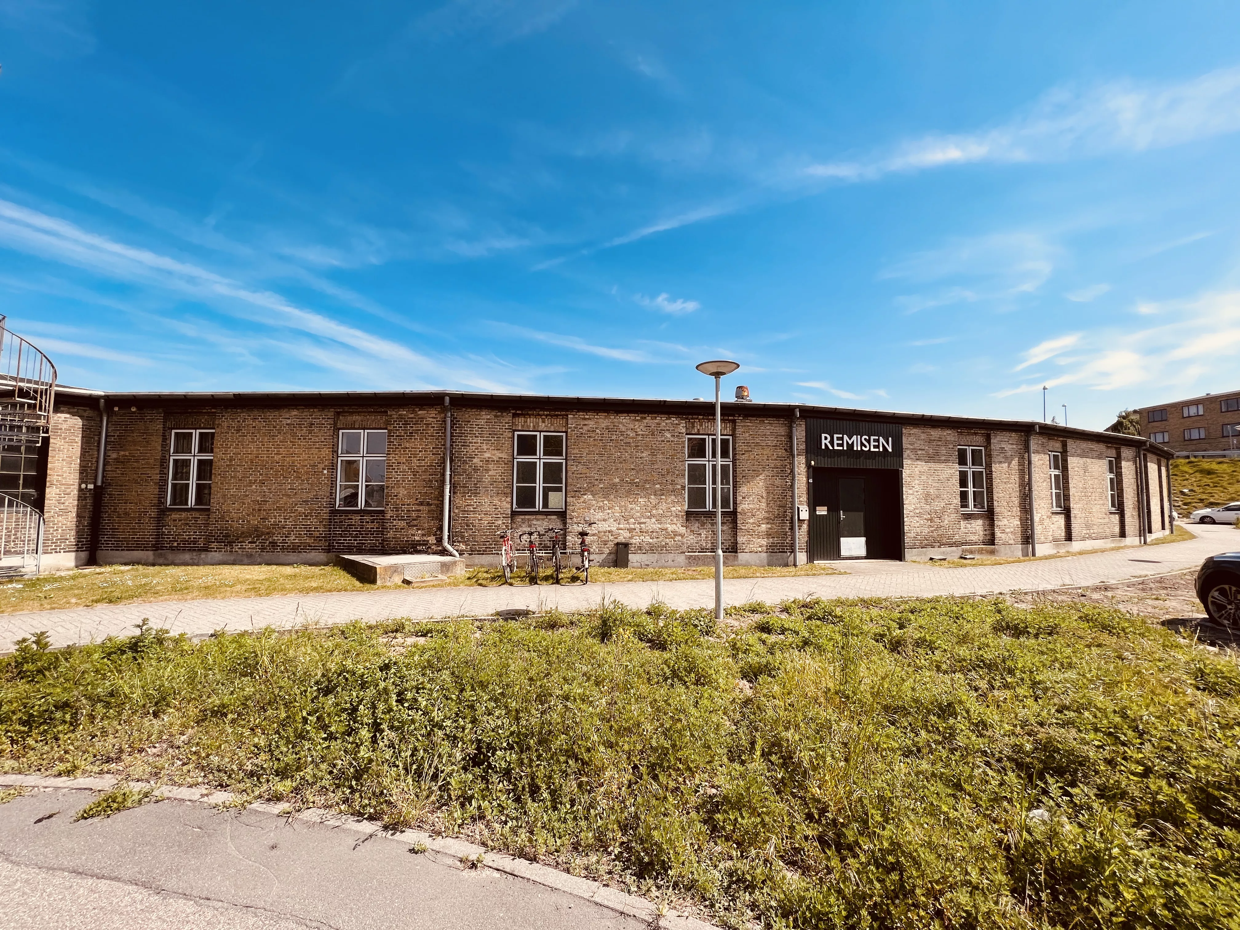 Billede af Næstved Stations remise.