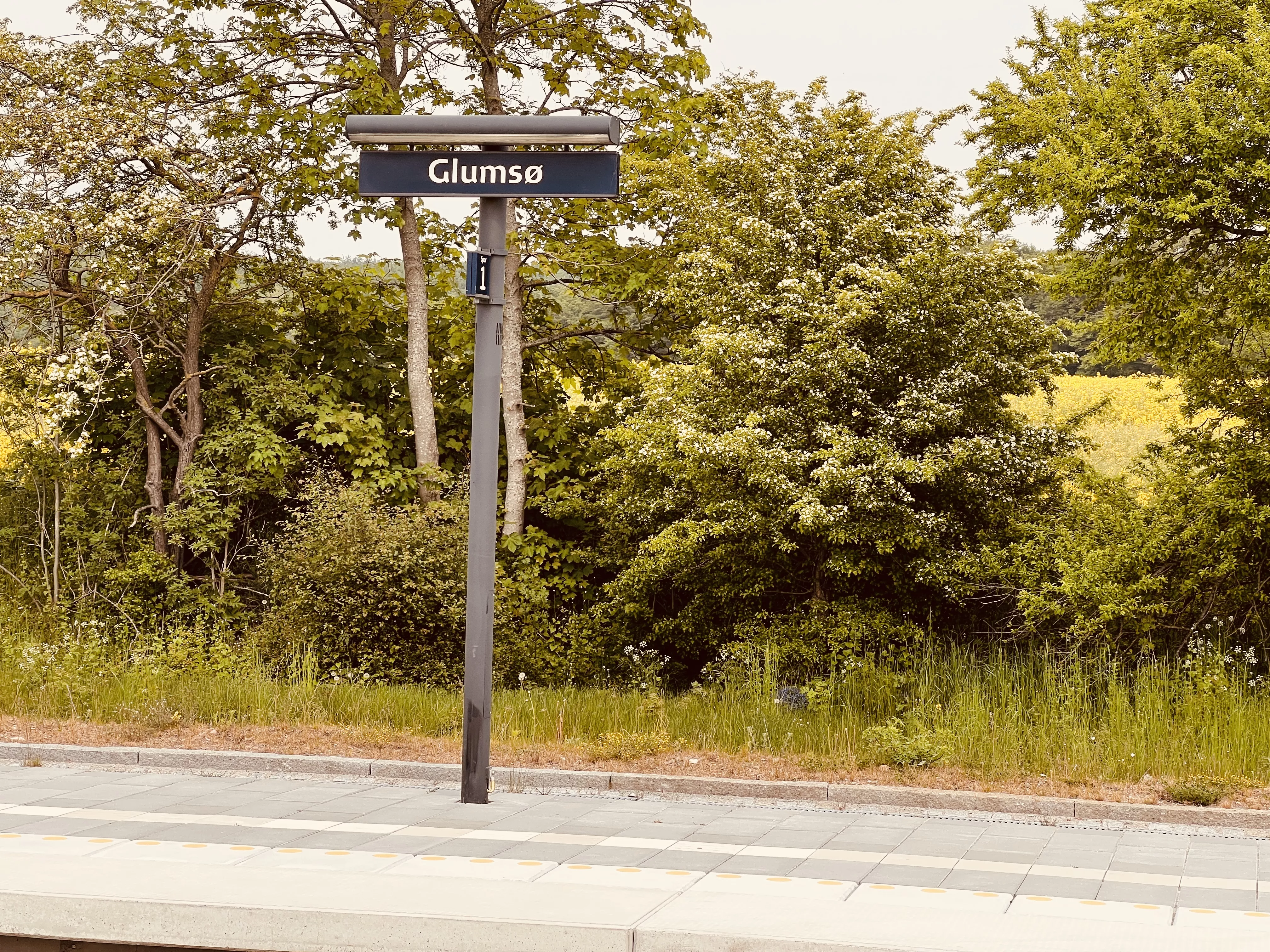 Billede af Glumsø Trinbræt. Billede af Glumsø Trinbræt.