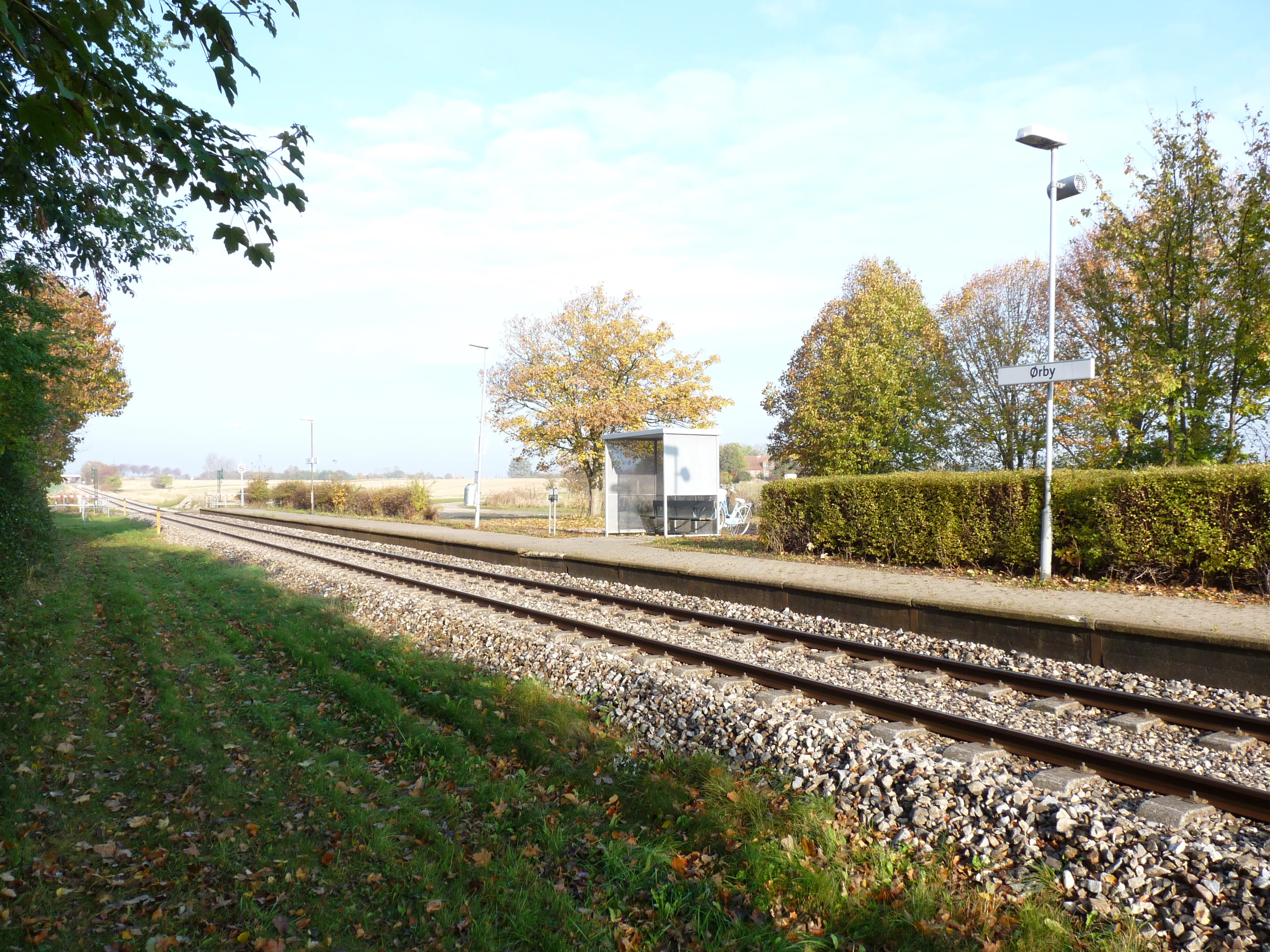 Billede af Ørby Station - Station er nedrevet, men Ørby Station har ligget her. Billede af Ørby Station - Station er nedrevet, men Ørby Station har ligget her.