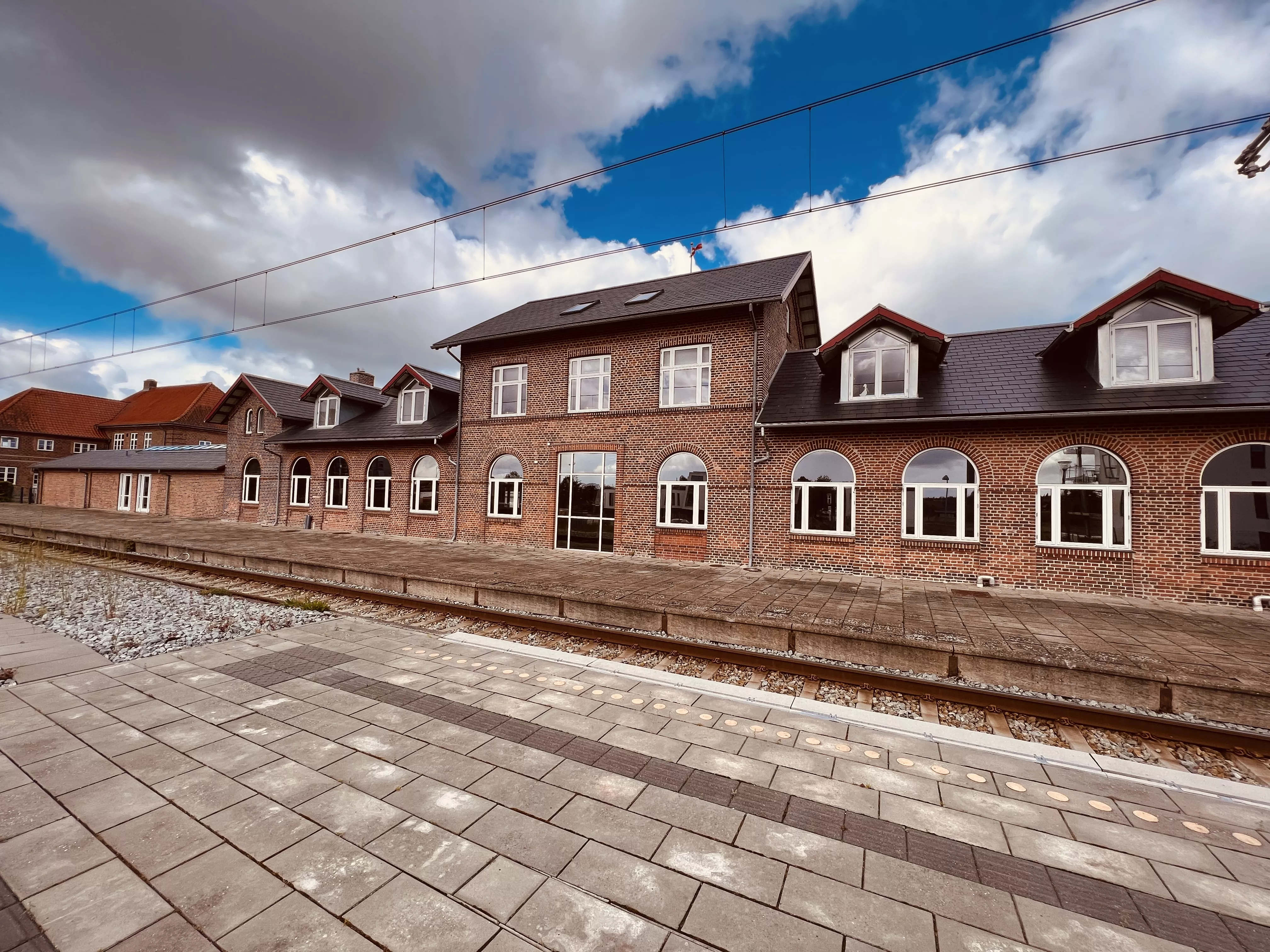 Billede af Grenaa Letbanestation.