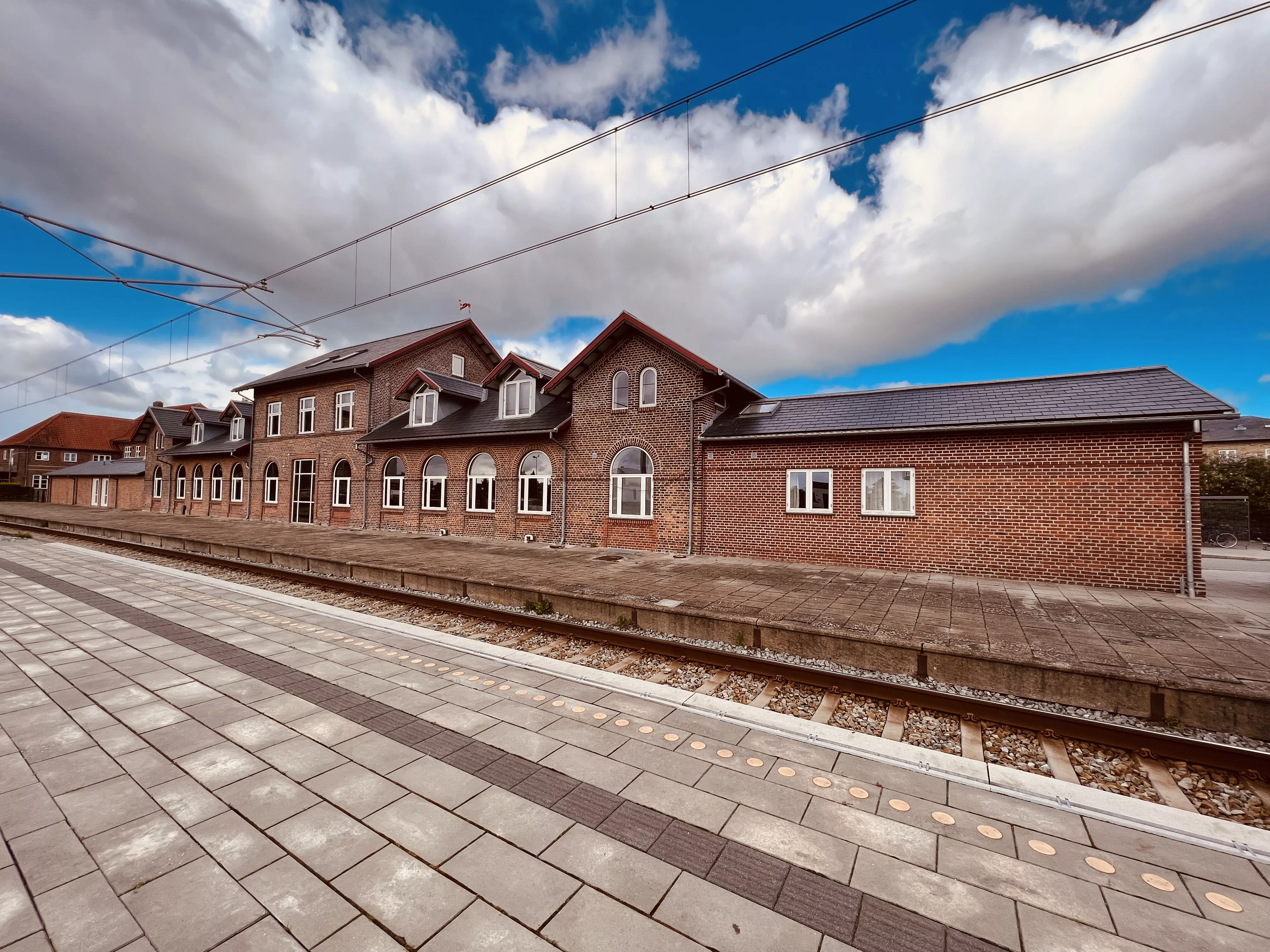 Billede af Grenaa Letbanestation.