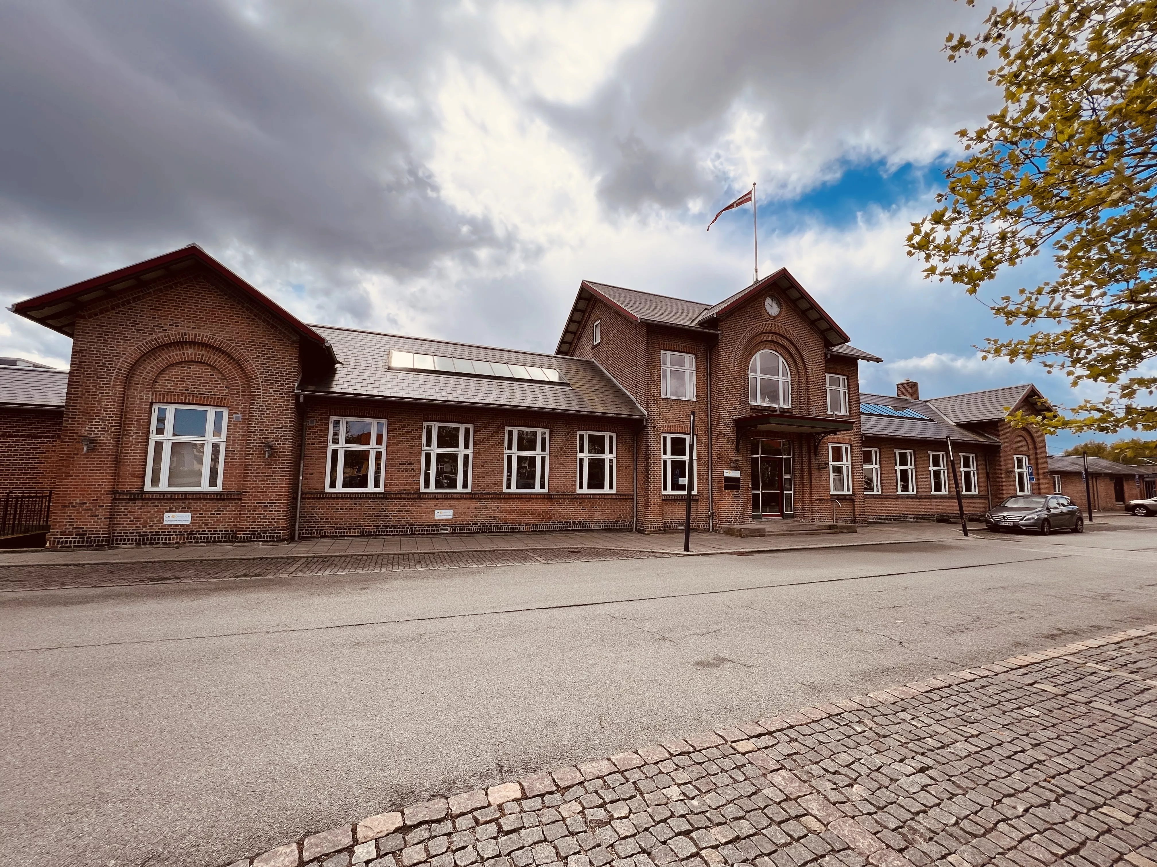 Billede af Grenaa Letbanestation.