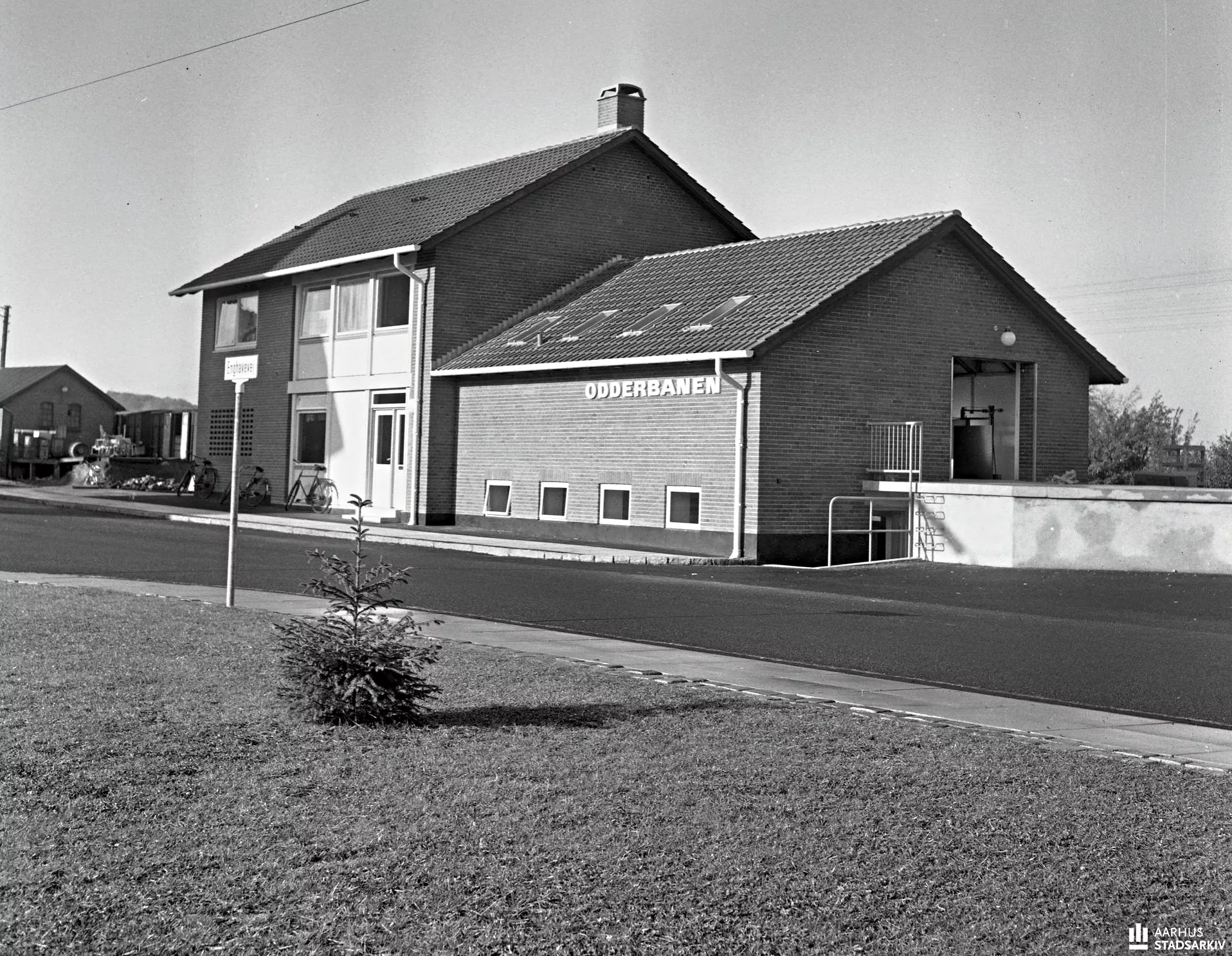 Billede af Viby Jylland Station også kaldet Odderbanens station