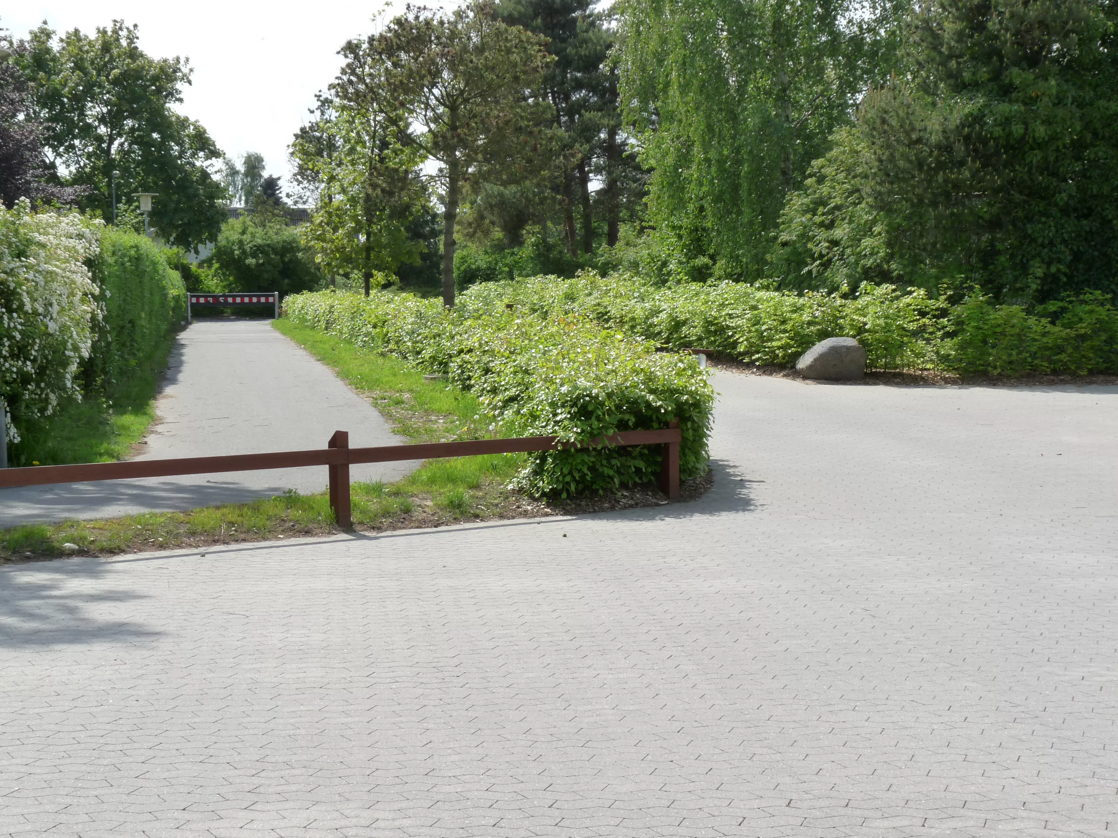 Her var indløbet til Bullerup Station.