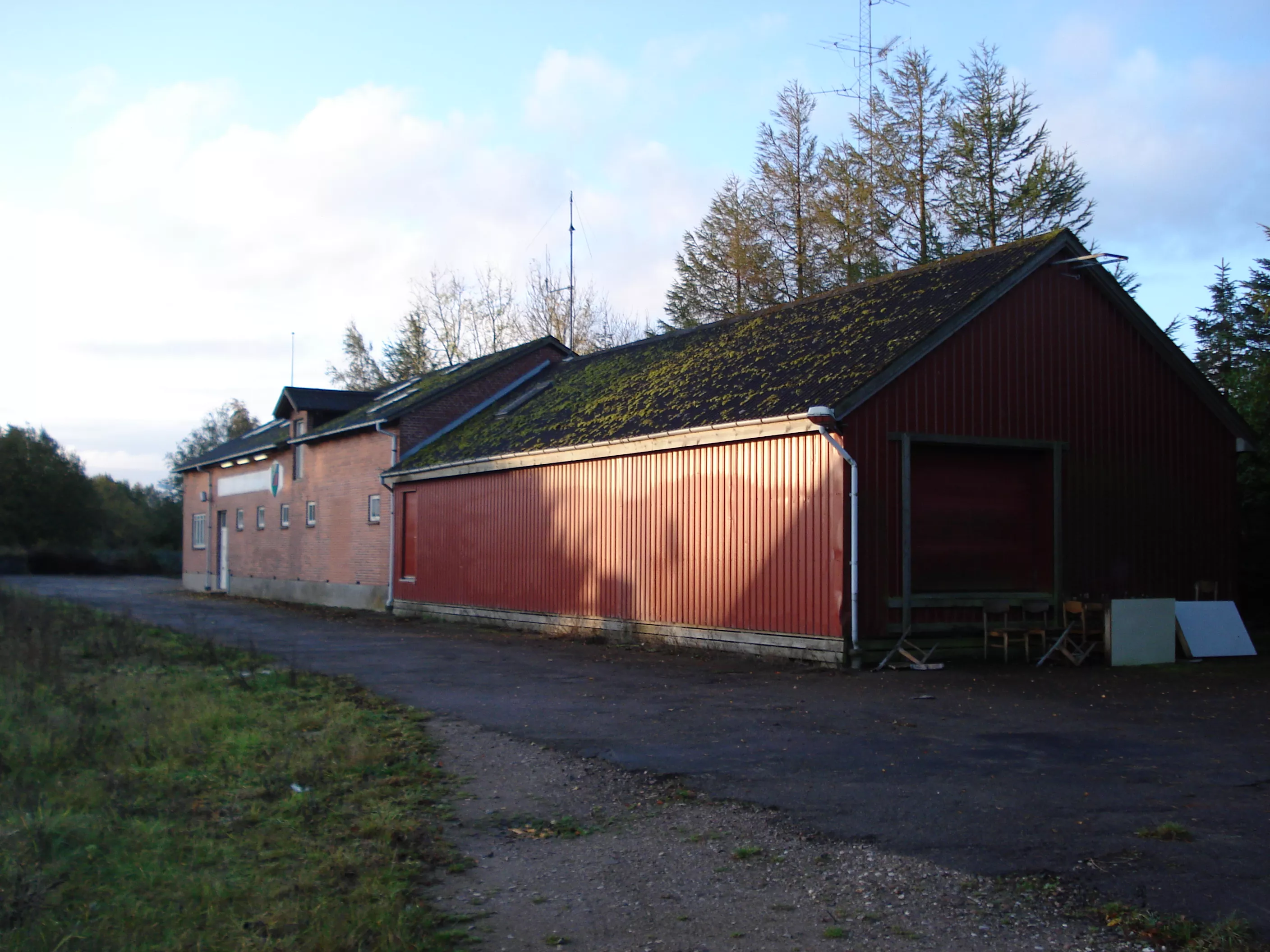 Billede af Stenstrup Stations varehus.