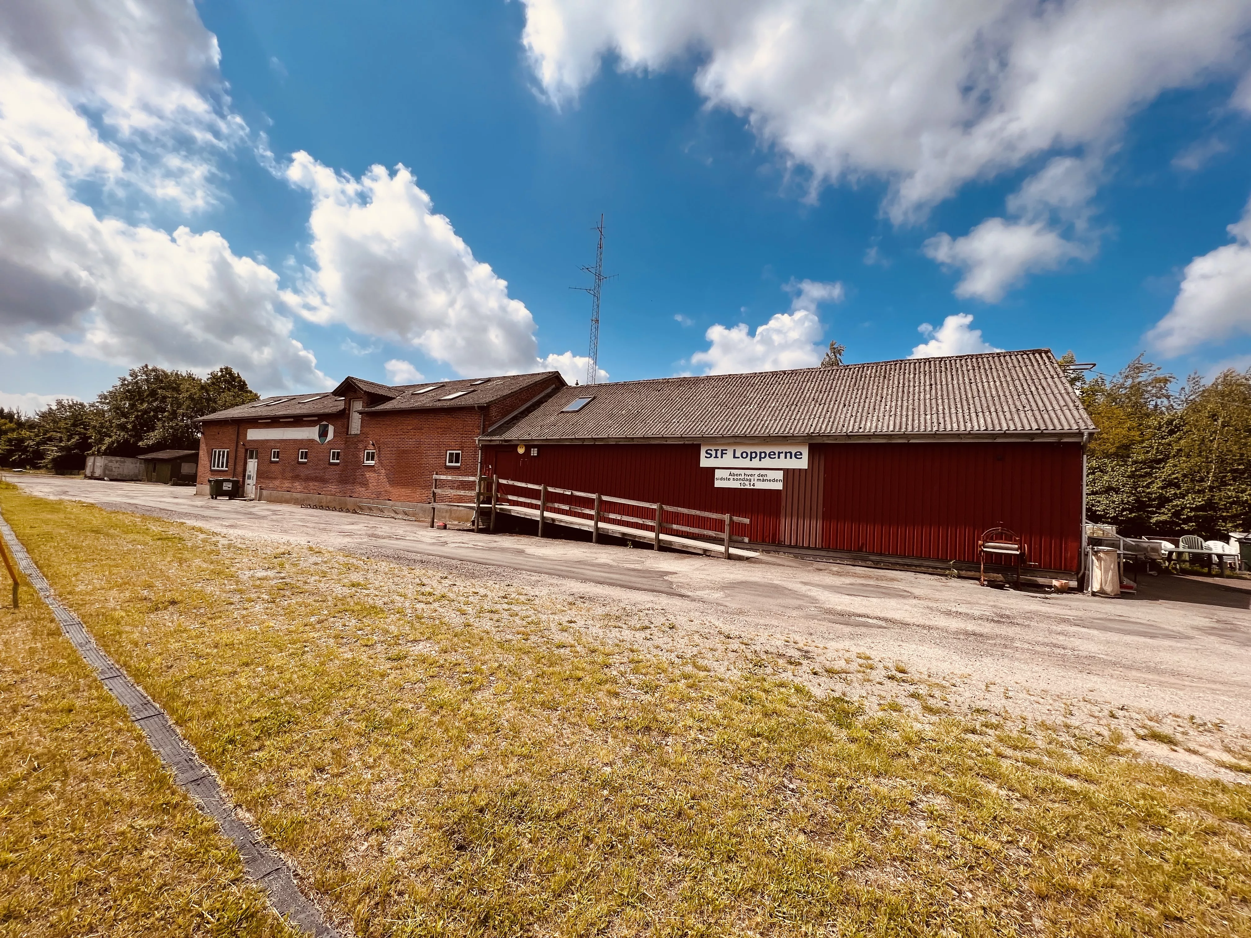 Billede af Stenstrup Stations varehus.