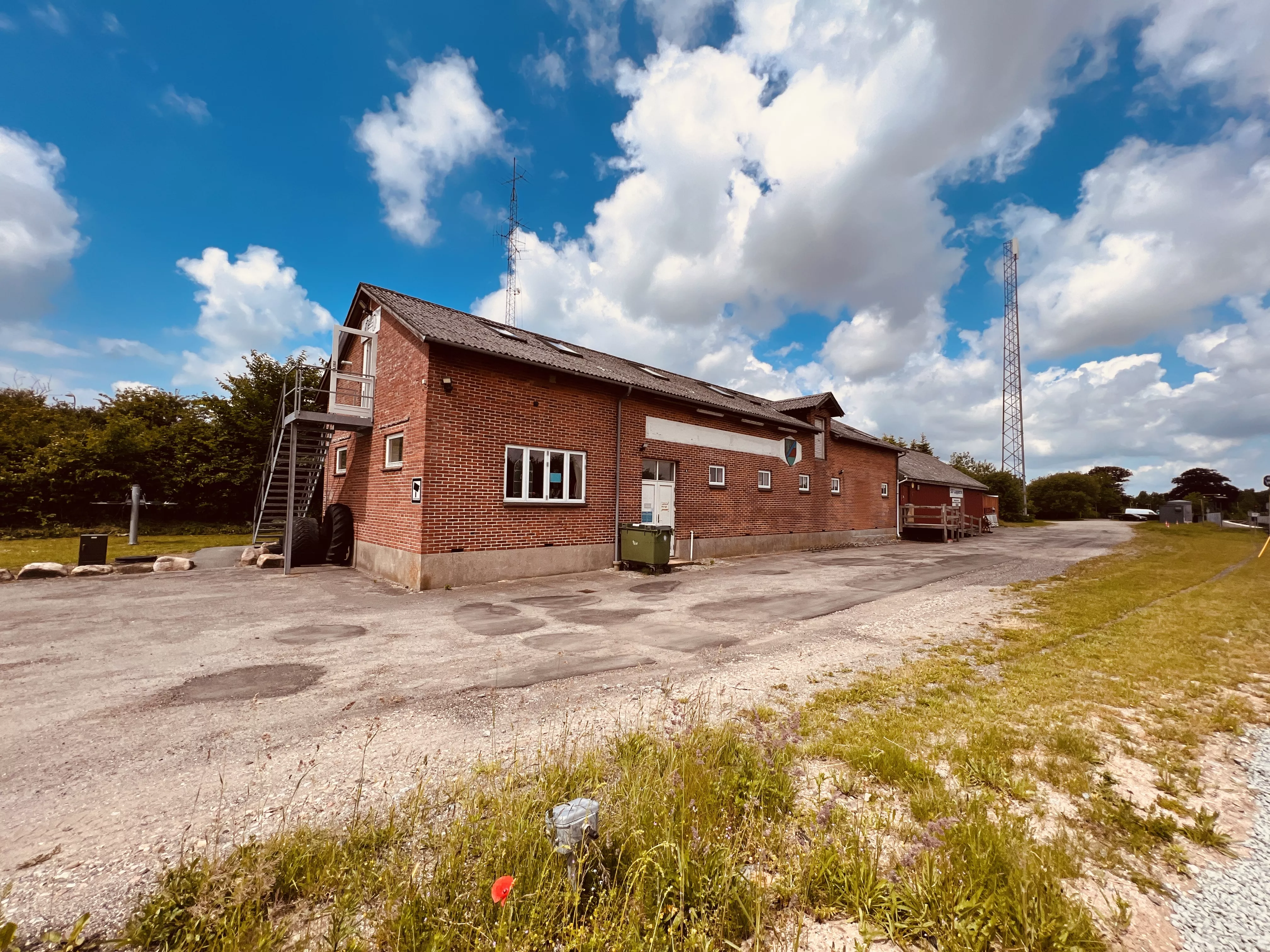 Billede af Stenstrup Stations varehus.